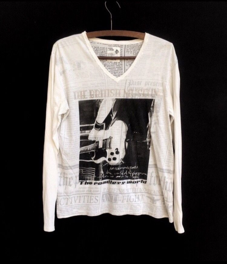 Japanese Brand × PPFM 🔥Ppfm Long Sleeve V Neck T Shirt Size US S / EU 44-46 / 1 - 1 Thumbnail