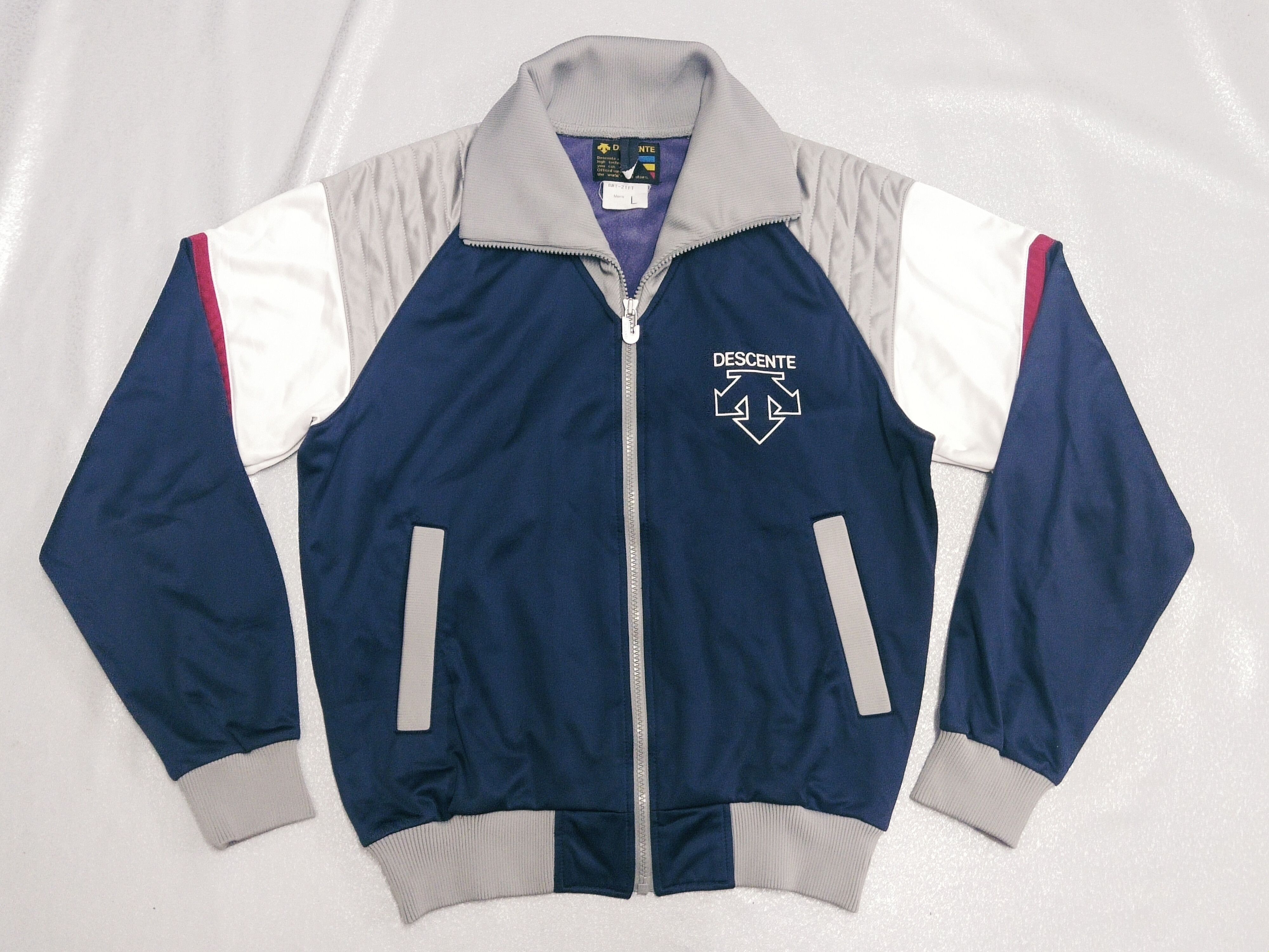 Descente × Japanese Brand × Vintage 💥 Rare Vintage Descente Zip Up Sweater Size US L / EU 52-54 / 3 - 1 Thumbnail