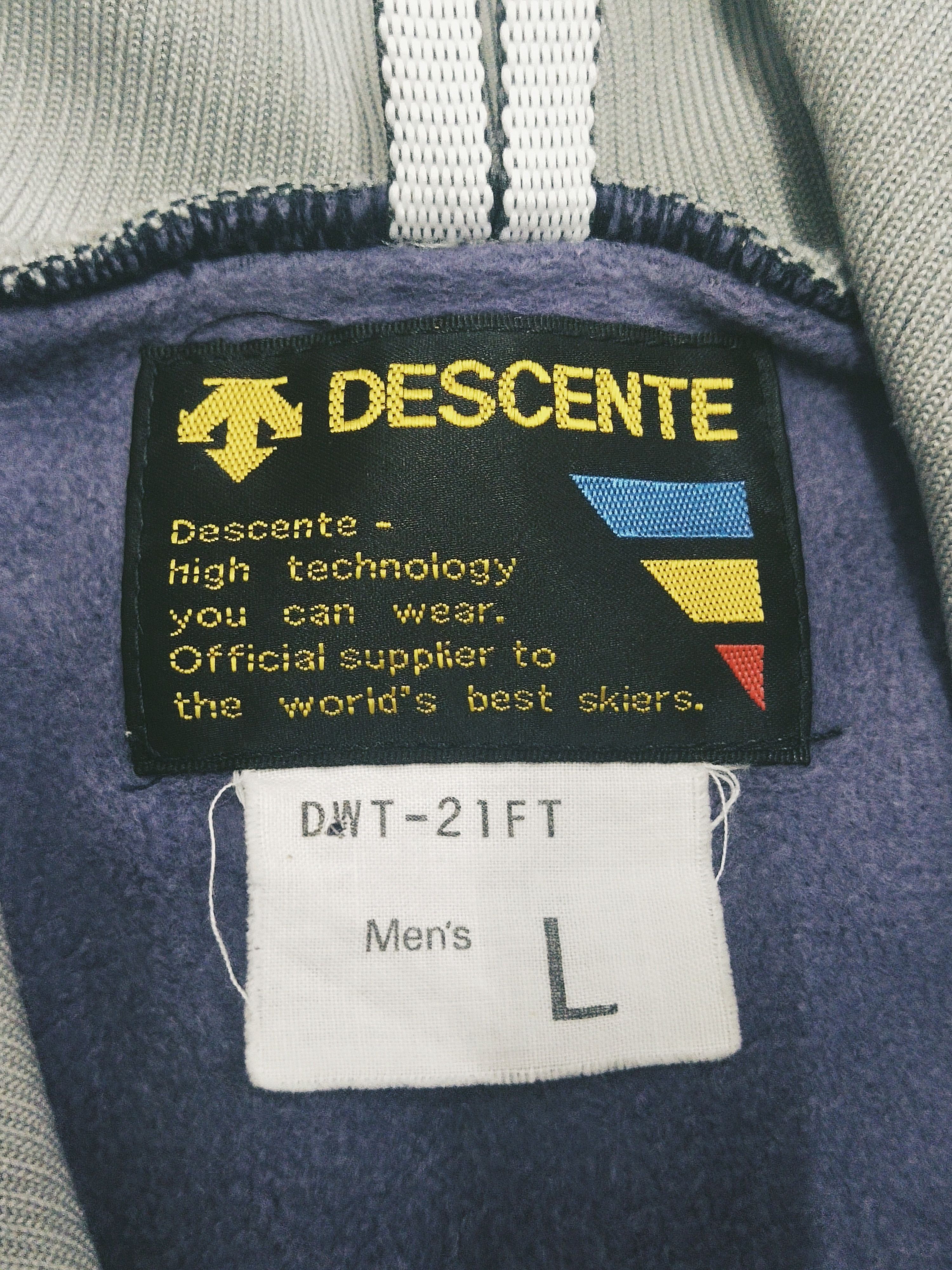 Descente × Japanese Brand × Vintage 💥 Rare Vintage Descente Zip Up Sweater Size US L / EU 52-54 / 3 - 5 Thumbnail