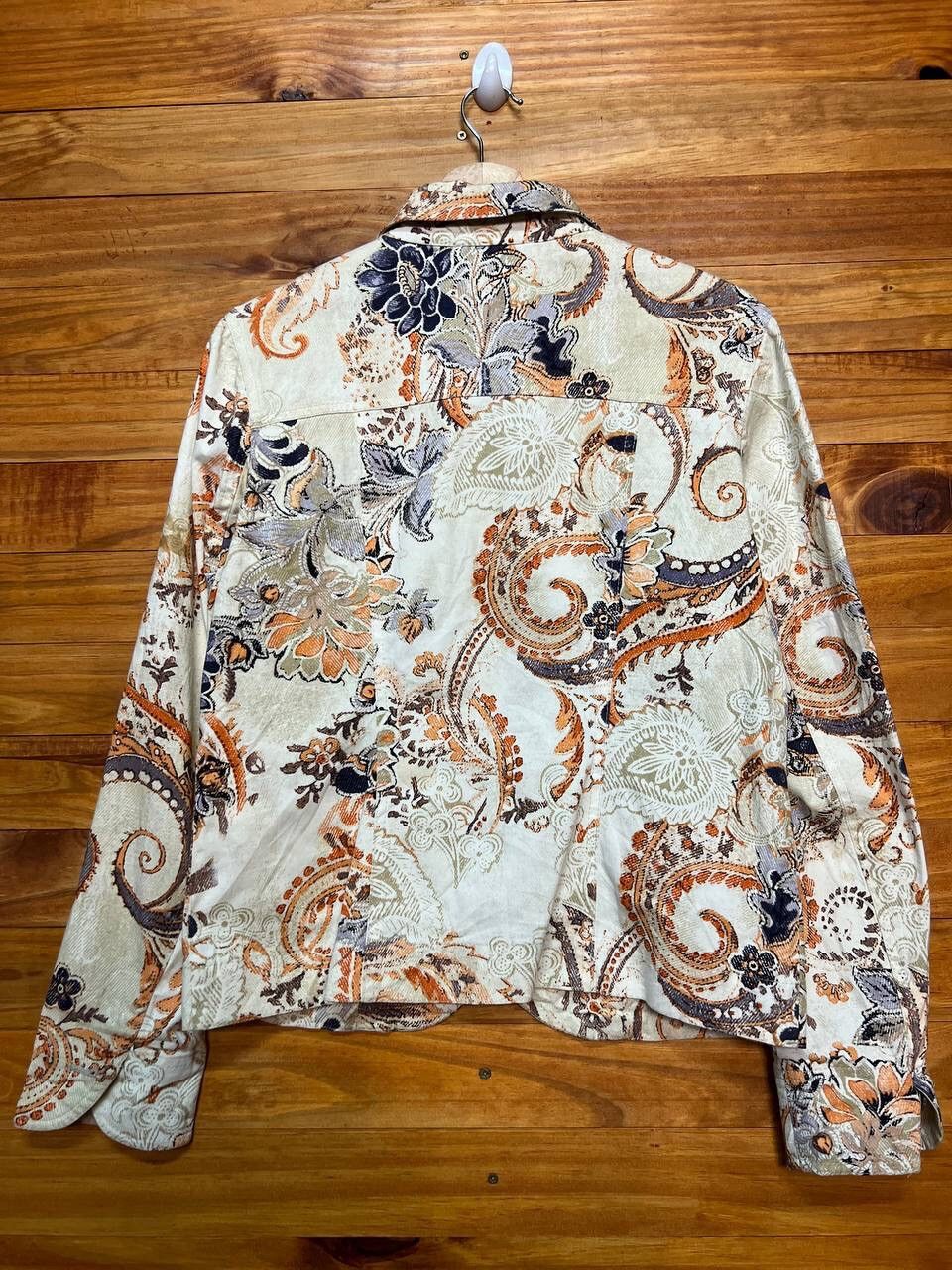 Japanese Brand ELEGANCE PARIS FLORAL COTTON JACKET Size US S / EU 44-46 / 1 - 12 Thumbnail