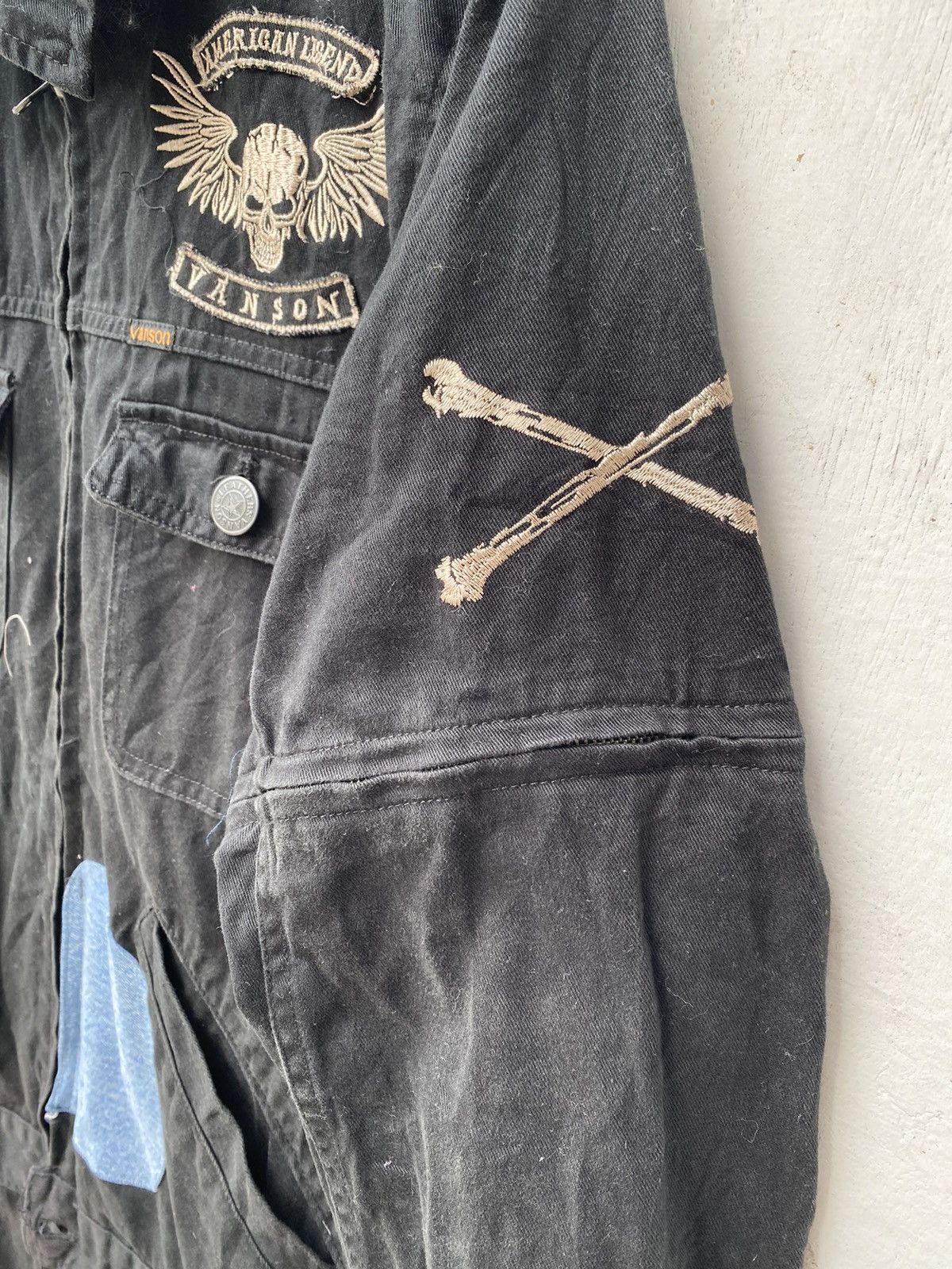 Junya Watanabe × Vanson Leathers VANSON Overall AMERICAN Legend Embroidery Size US 34 / EU 50 - 5 Thumbnail