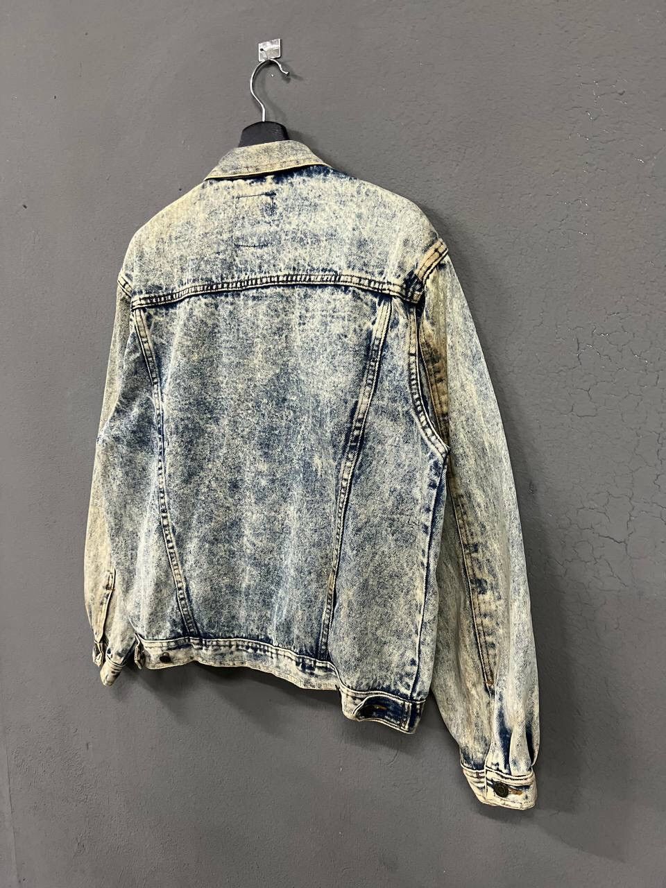 Other VINTAGE DENIM JACKET TRUCKER ACID WASH Size US M / EU 48-50 / 2 - 9 Thumbnail