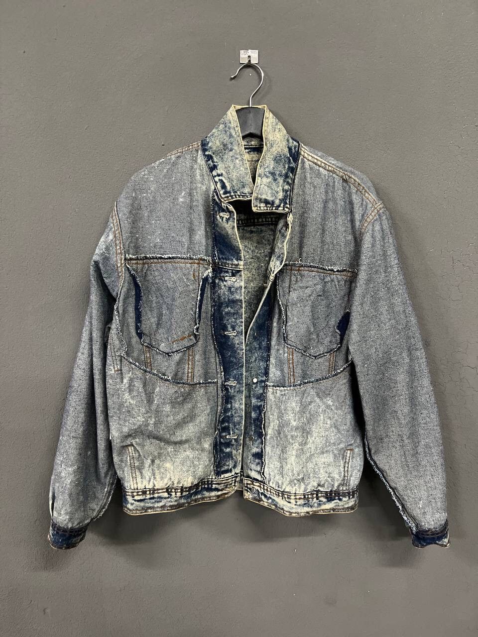Other VINTAGE DENIM JACKET TRUCKER ACID WASH Size US M / EU 48-50 / 2 - 13 Thumbnail