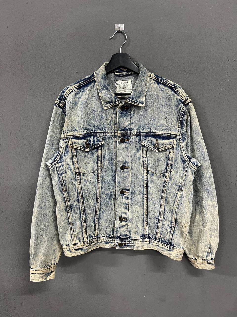 Other VINTAGE DENIM JACKET TRUCKER ACID WASH Size US M / EU 48-50 / 2 - 1 Thumbnail
