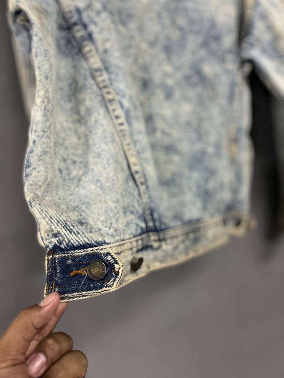 Other VINTAGE DENIM JACKET TRUCKER ACID WASH Size US M / EU 48-50 / 2 - 12 Thumbnail