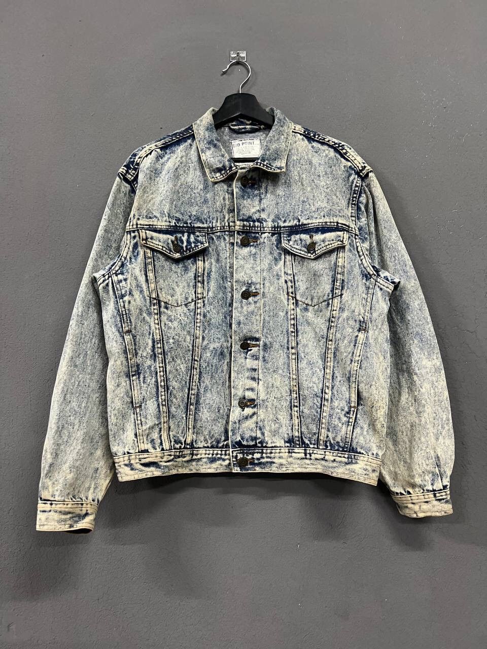 Other VINTAGE DENIM JACKET TRUCKER ACID WASH Size US M / EU 48-50 / 2 - 4 Thumbnail