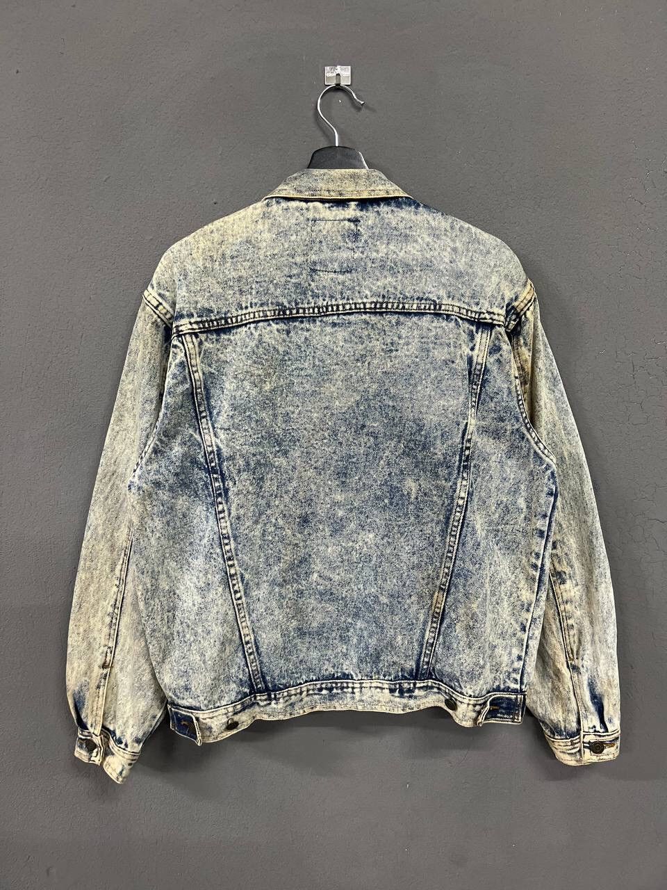 Other VINTAGE DENIM JACKET TRUCKER ACID WASH Size US M / EU 48-50 / 2 - 7 Thumbnail