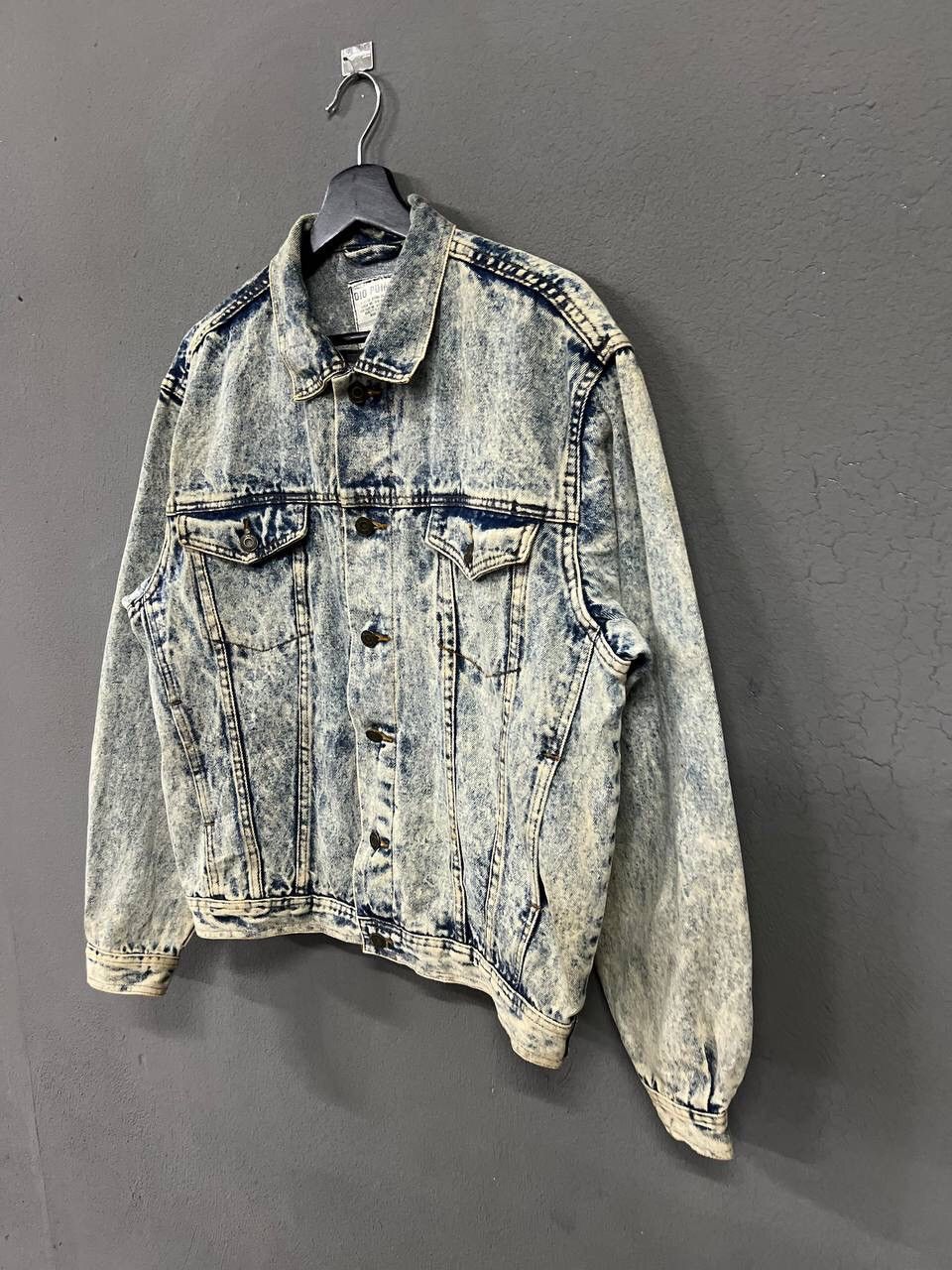 Other VINTAGE DENIM JACKET TRUCKER ACID WASH Size US M / EU 48-50 / 2 - 3 Thumbnail
