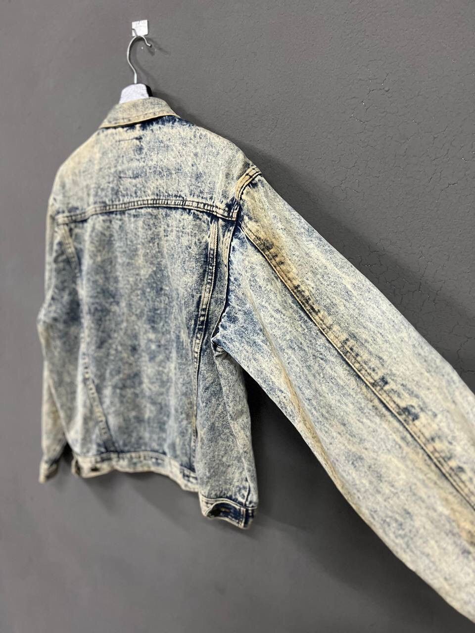 Other VINTAGE DENIM JACKET TRUCKER ACID WASH Size US M / EU 48-50 / 2 - 11 Thumbnail