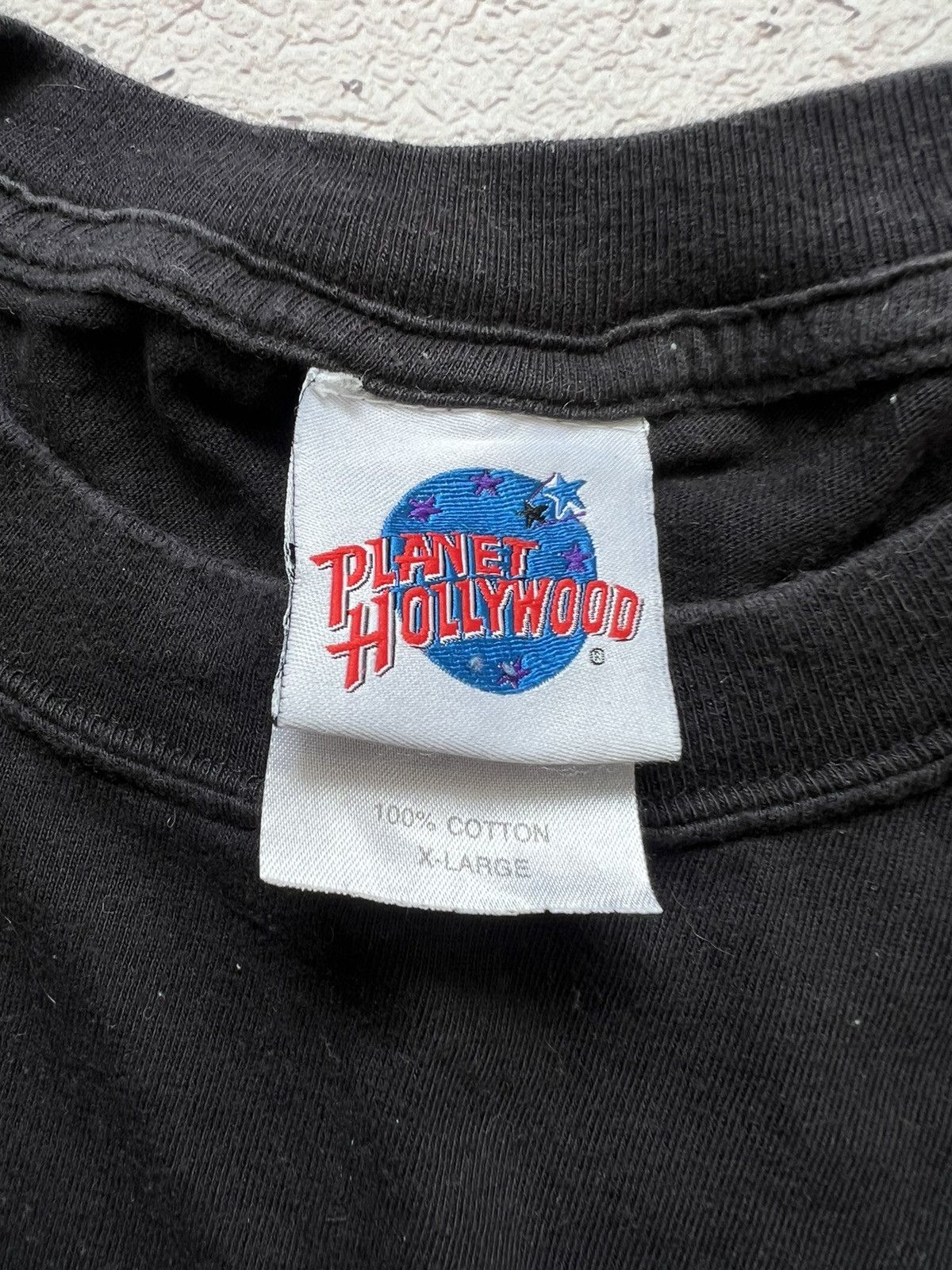 Planet Hollywood × Vintage Vintage 1991 Planet Hollywood Singapore Tee Shirt Size US XL / EU 56 / 4 - 4 Thumbnail