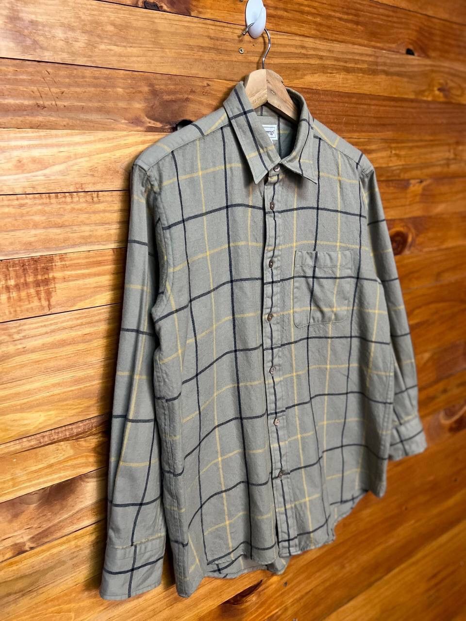 Burberry BURBERRY WOOL SHIRT Size US M / EU 48-50 / 2 - 2 Thumbnail