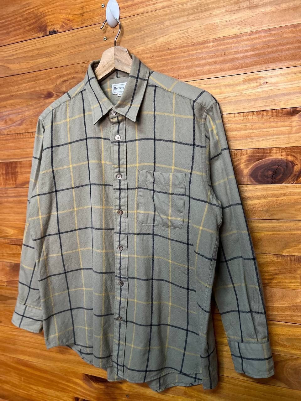 Burberry BURBERRY WOOL SHIRT Size US M / EU 48-50 / 2 - 3 Thumbnail