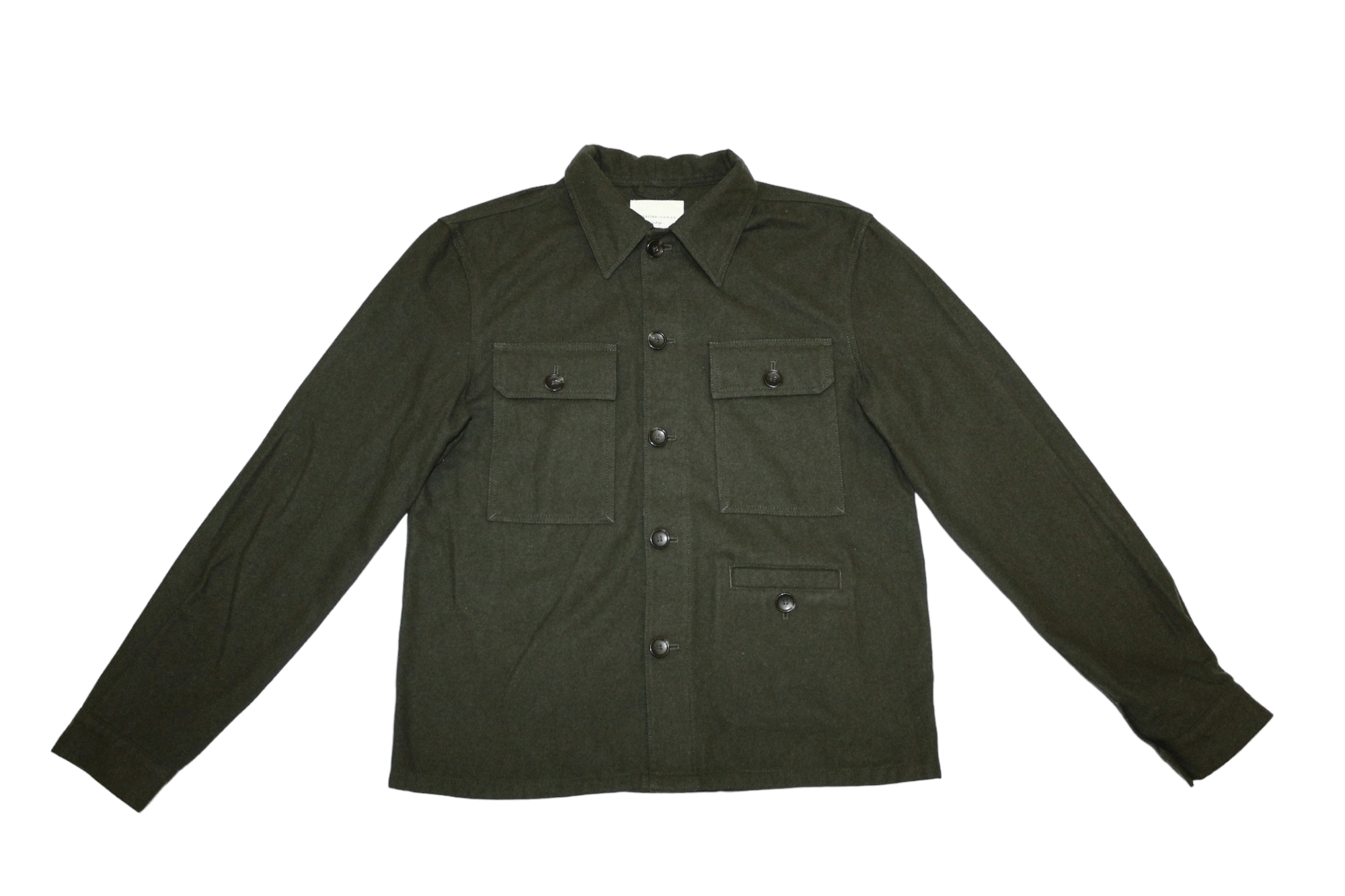 Selected Homme Selected/Home Indigo Archive Wool blend military over shirt Size US M / EU 48-50 / 2 - 3 Thumbnail