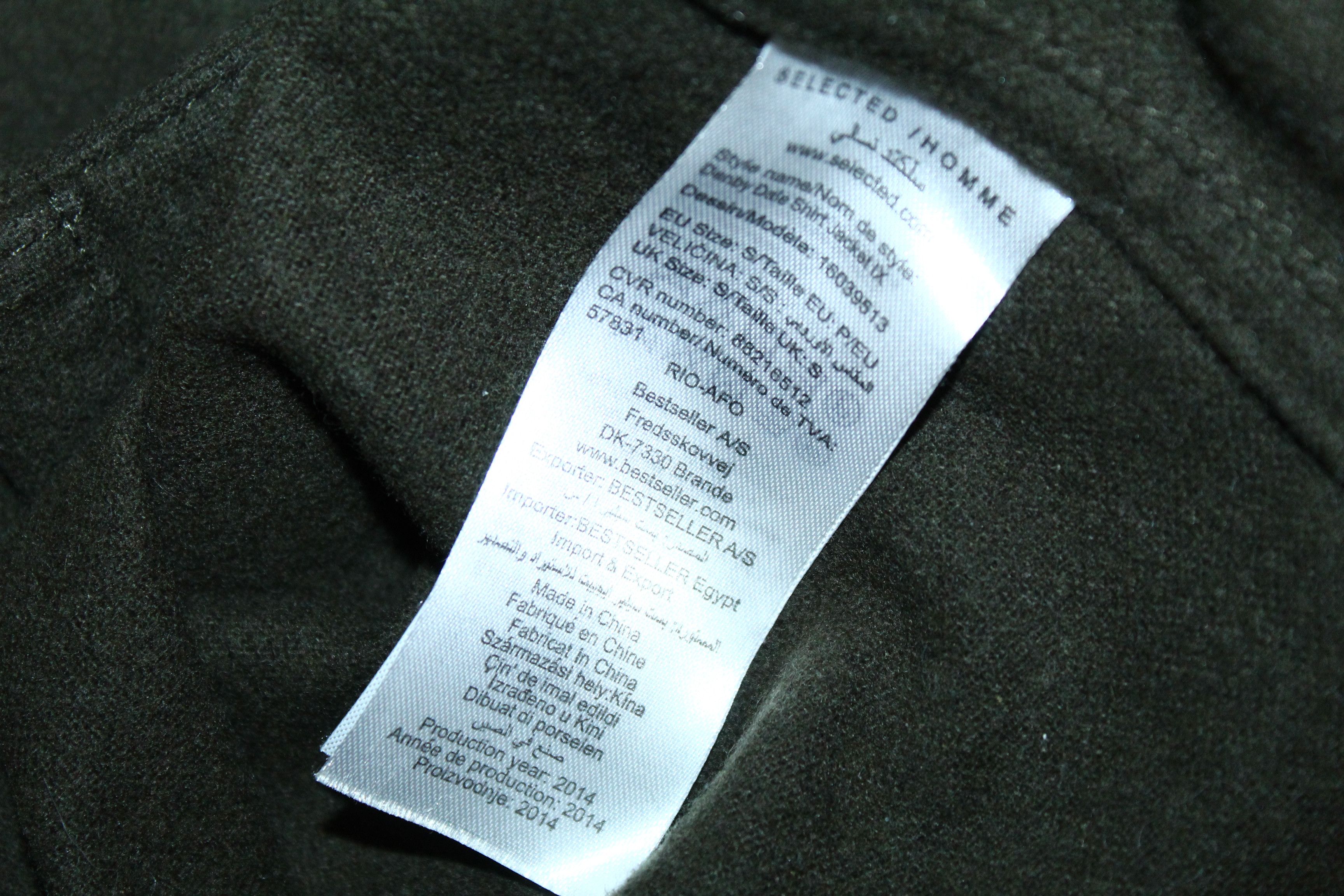 Selected Homme Selected/Home Indigo Archive Wool blend military over shirt Size US M / EU 48-50 / 2 - 7 Thumbnail