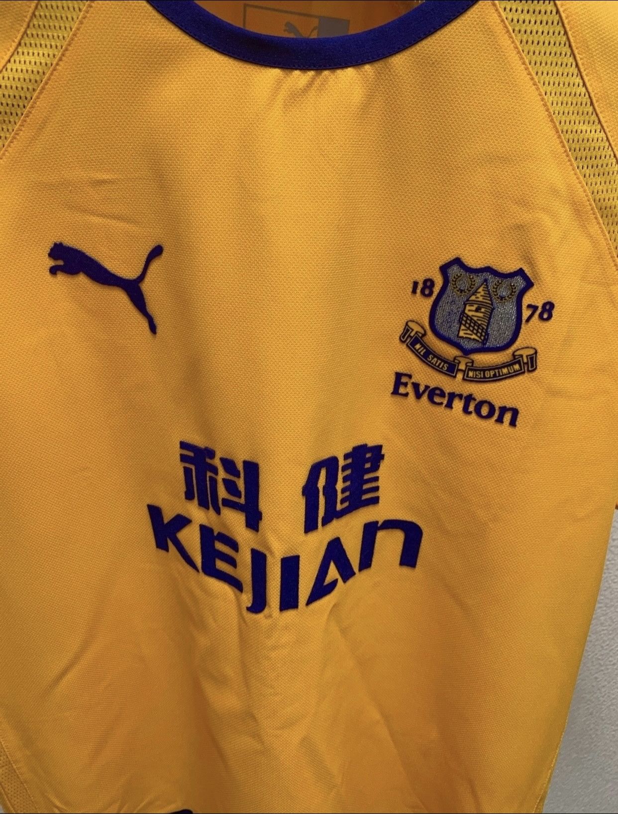 Puma Everton puma soccer jersey S yellow Size US S / EU 44-46 / 1 - 5 Thumbnail
