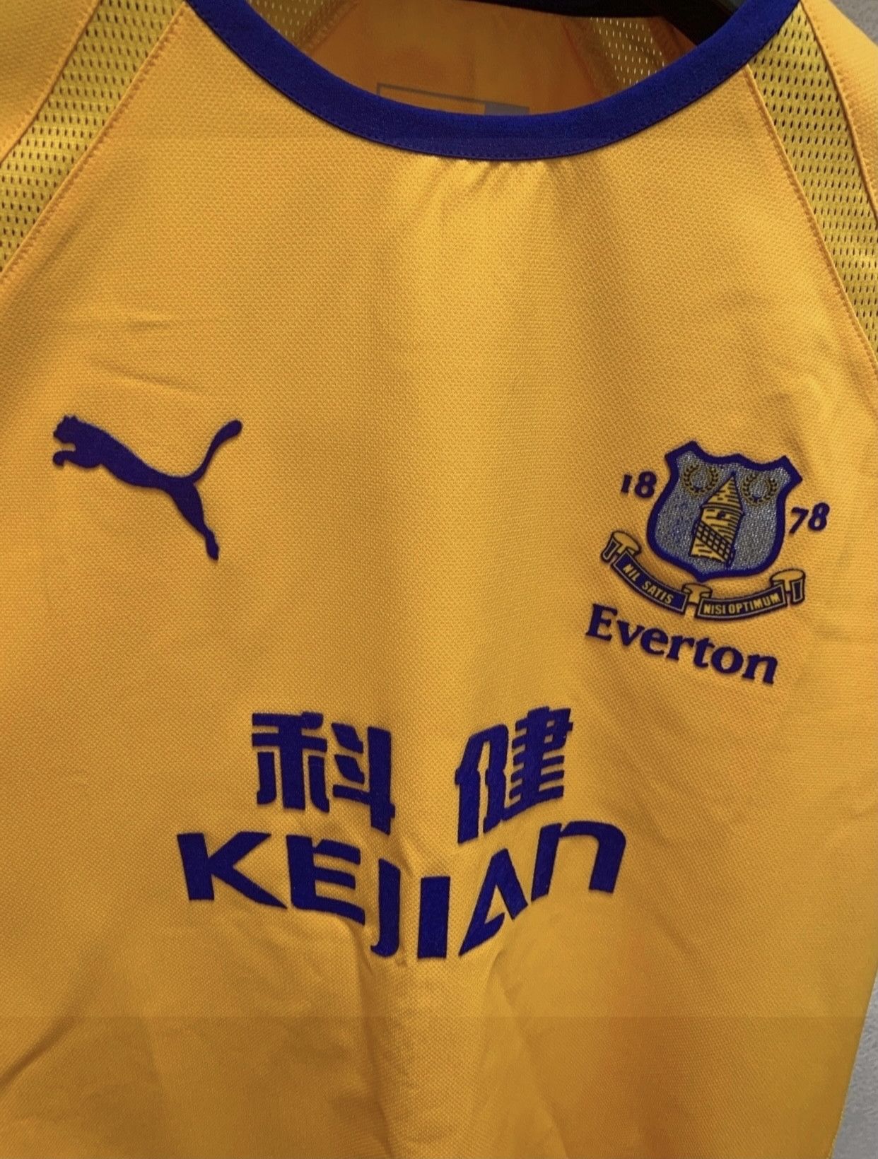 Puma Everton puma soccer jersey S yellow Size US S / EU 44-46 / 1 - 2 Thumbnail