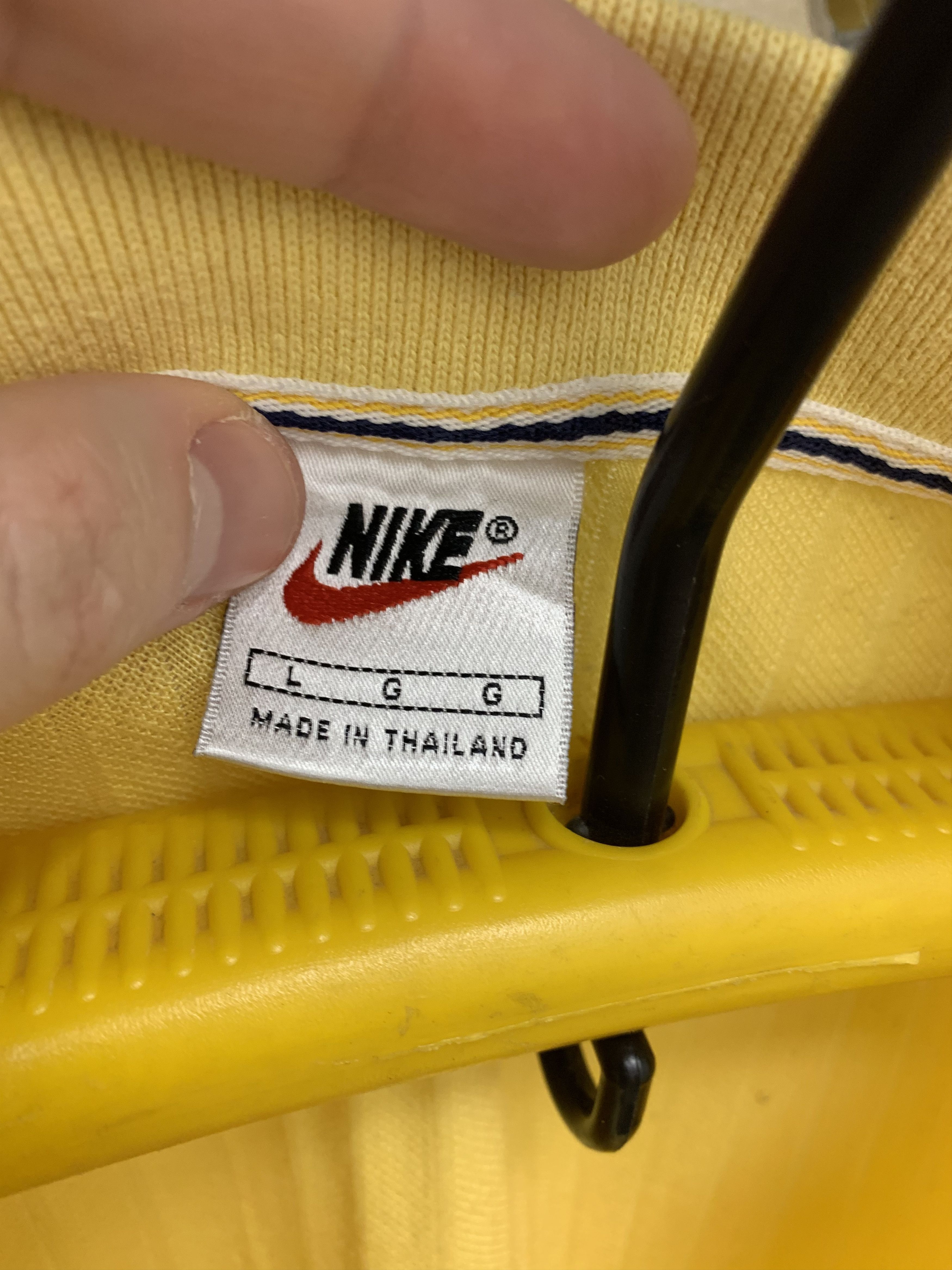 Vintage Nike court challenger vintage Yellow Polo Xl-Xxl red tags Size US XXL / EU 58 / 5 - 3 Thumbnail