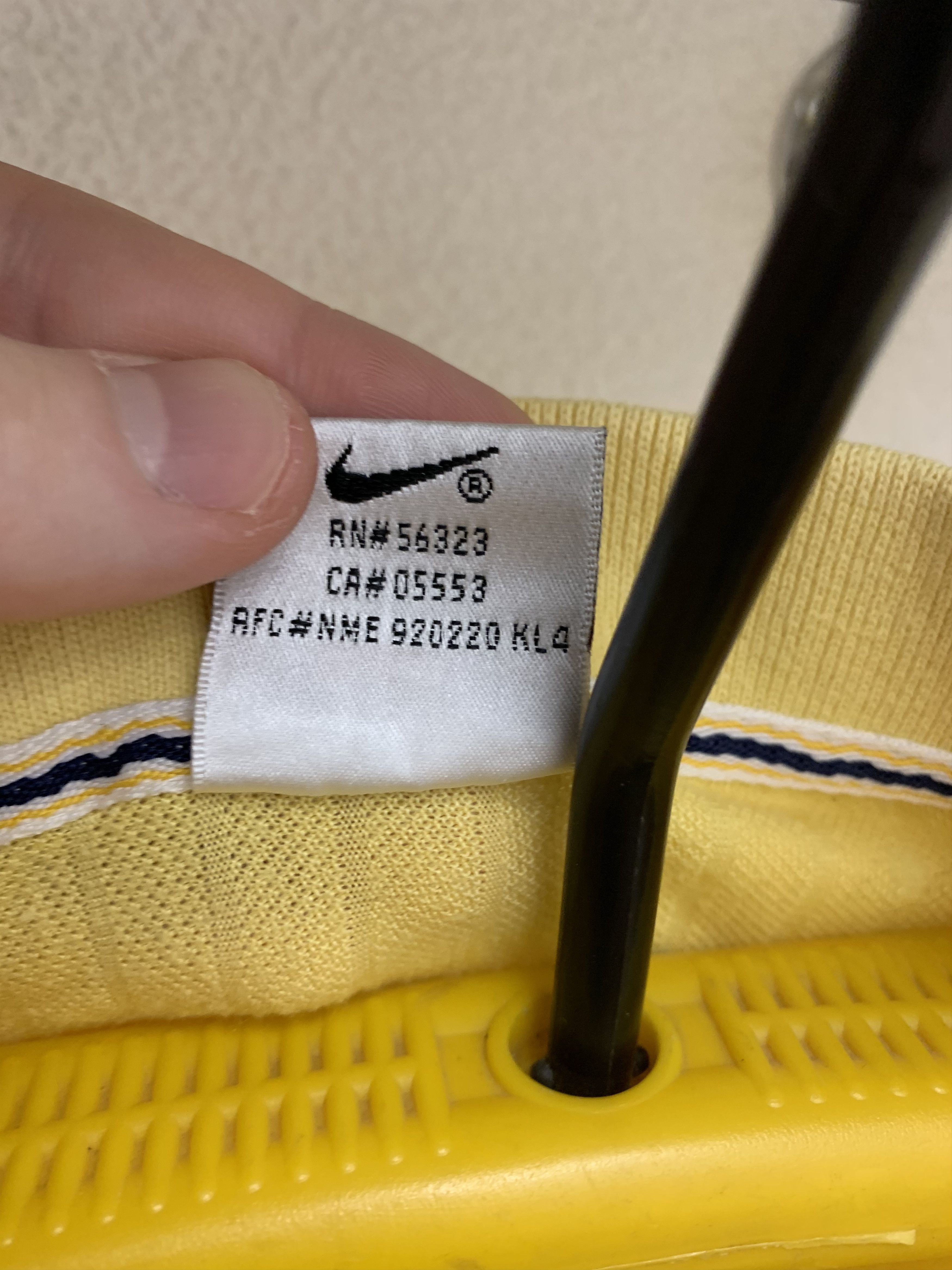 Vintage Nike court challenger vintage Yellow Polo Xl-Xxl red tags Size US XXL / EU 58 / 5 - 5 Thumbnail