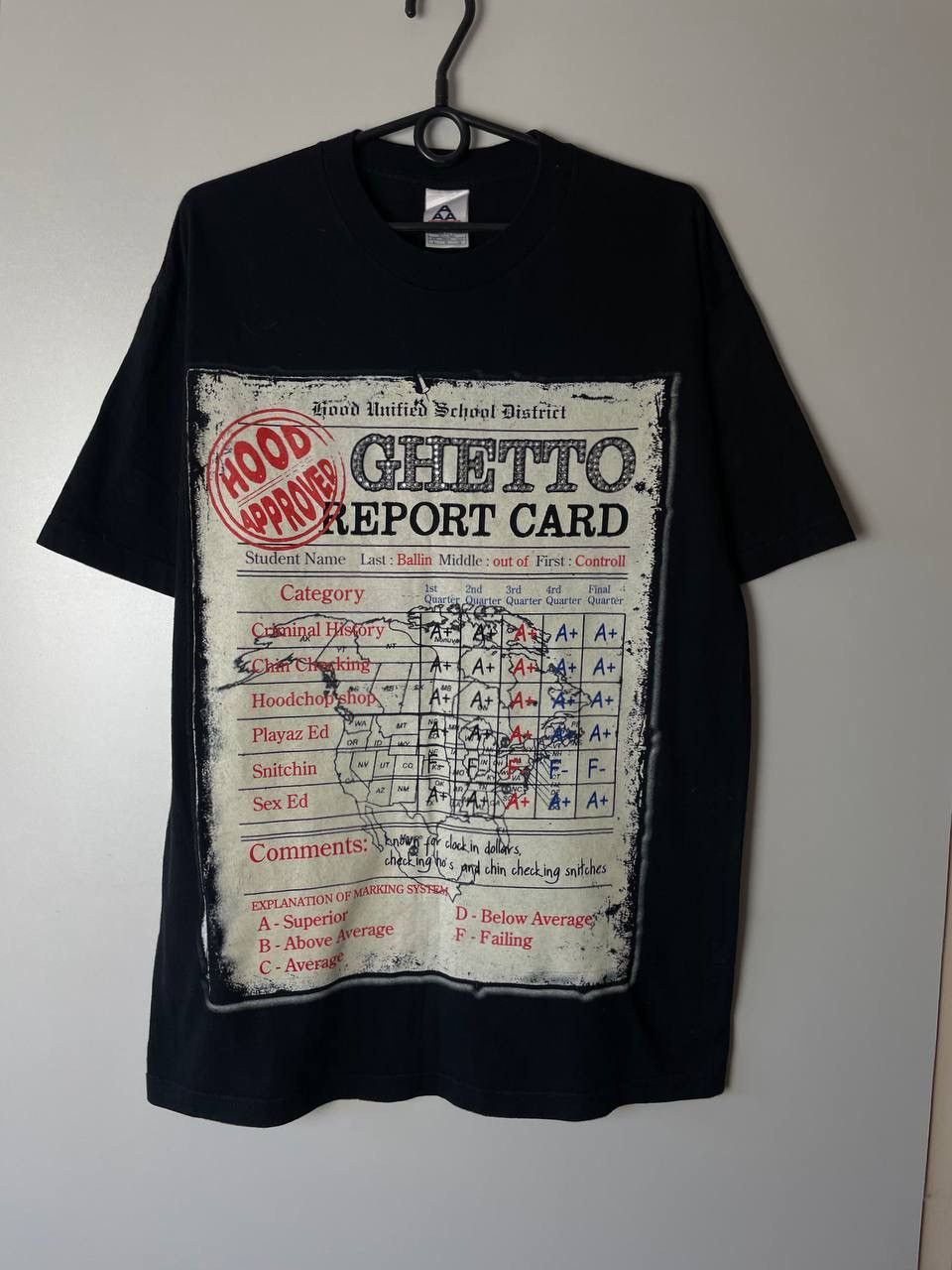 Vintage Ghetto Report Cart E-40 90s vintage t-shirts size L Size US L / EU 52-54 / 3 - 1 Thumbnail