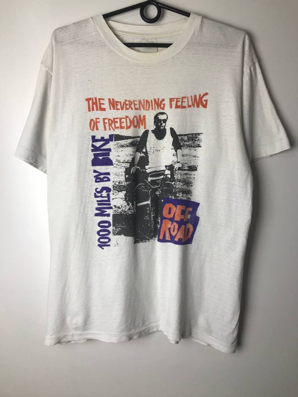 Vintage Off Road 1000 miles by bikes 90s vintage t-shirt size M Size US M / EU 48-50 / 2 - 1 Thumbnail