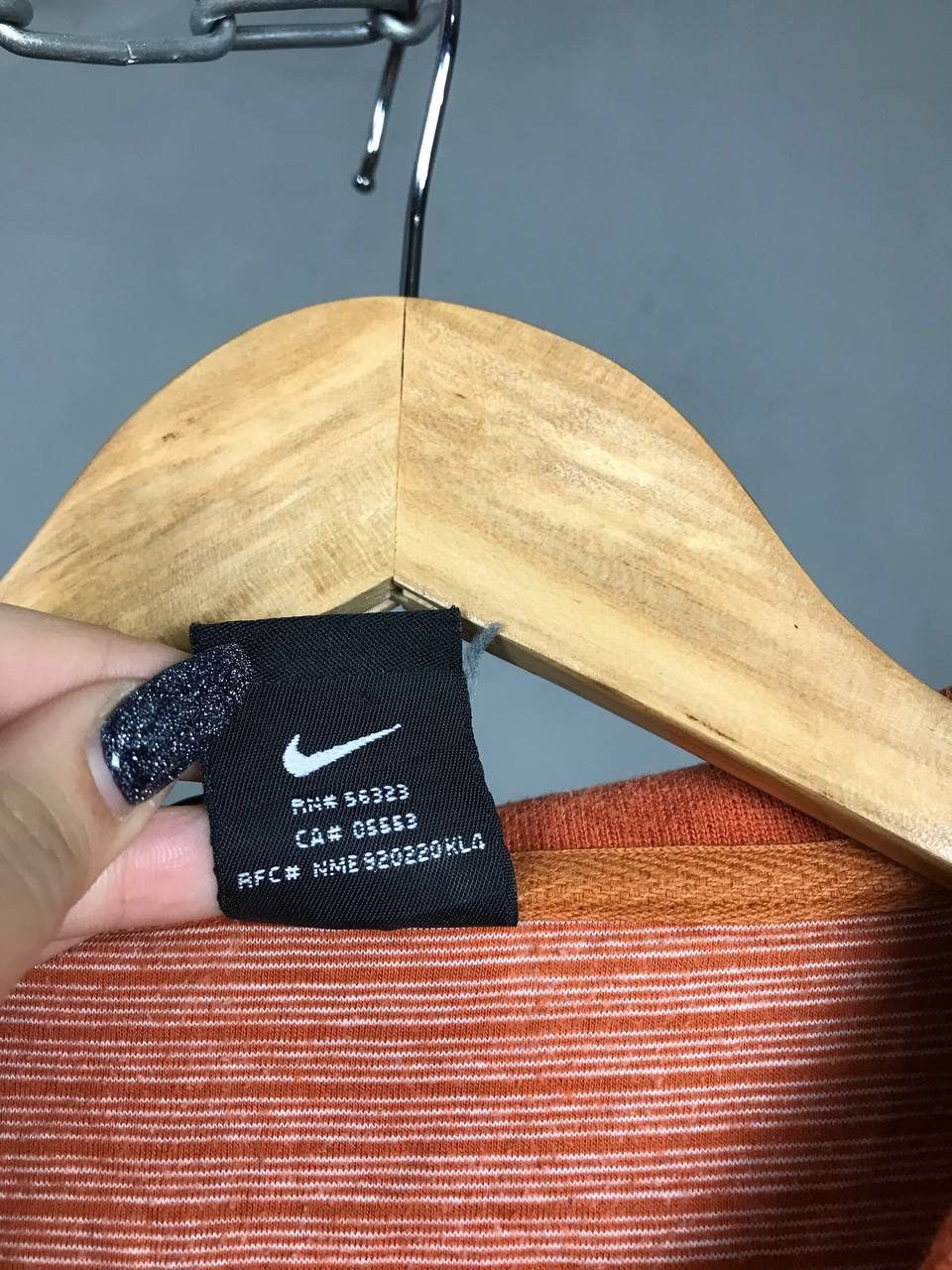 Vintage Nike swoosh streetwear vintage Texas orange polo tee Size US L / EU 52-54 / 3 - 5 Thumbnail