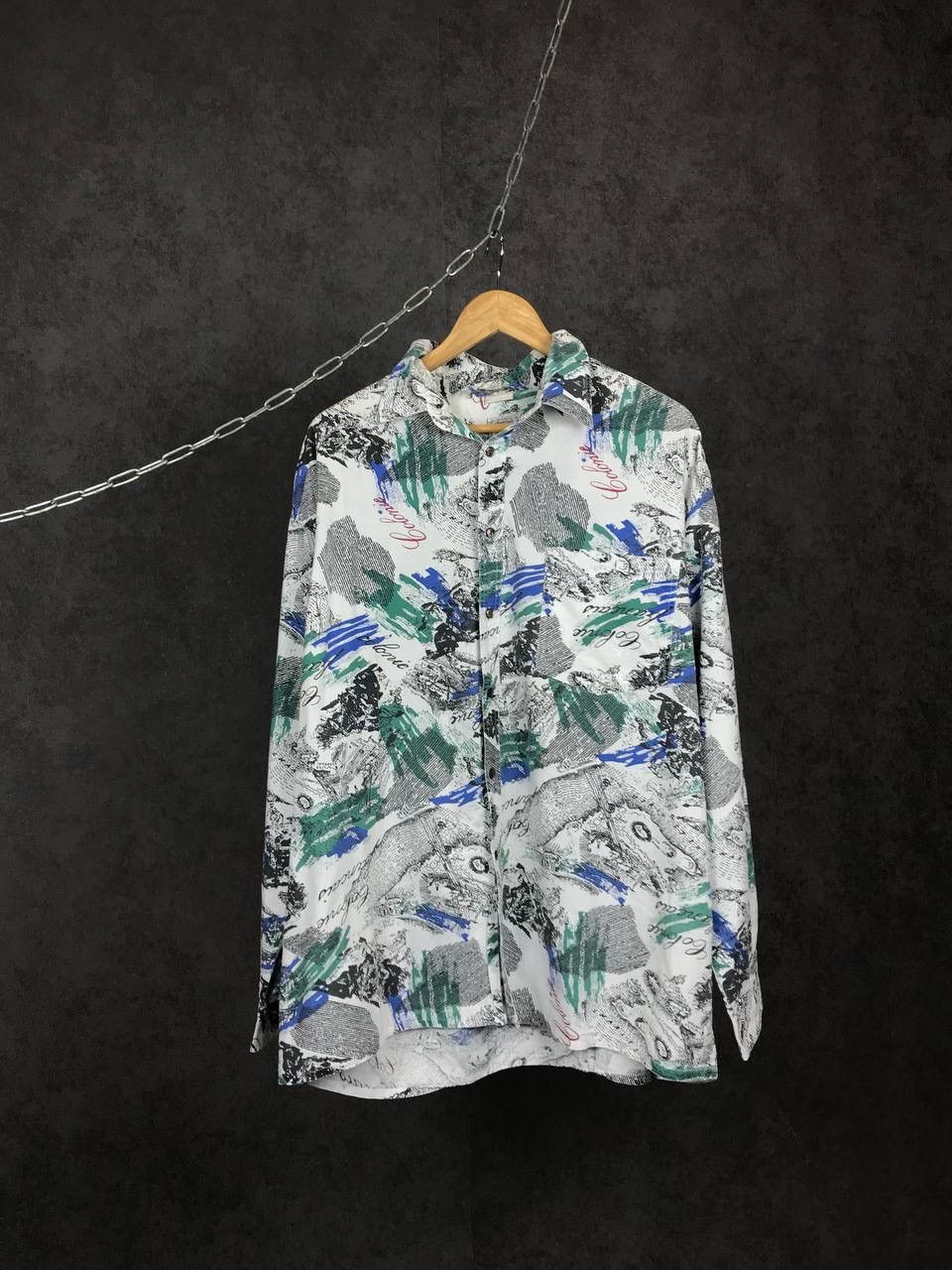 Vintage Crazy Hawaiian vintage overprinted street fashion shirt Size US XL / EU 56 / 4 - 1 Thumbnail