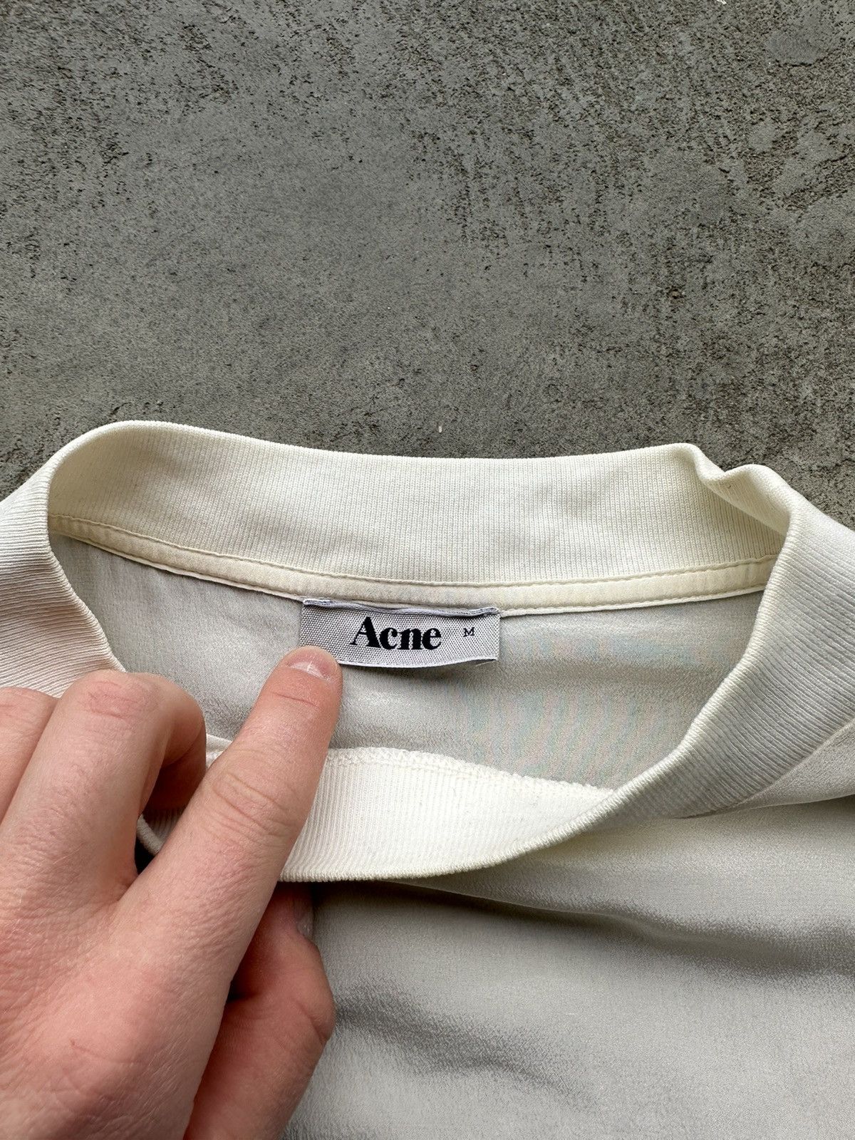 Acne Studios Vintage Acne Studio Mesh Longsleeve T-shirt Size M / US 6-8 / IT 42-44 - 5 Thumbnail