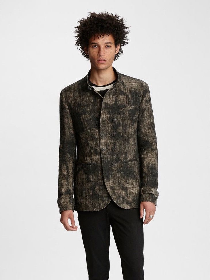 Stand Collar Double Breasted Jacket. 56