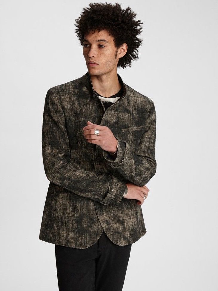 Stand Collar Double Breasted Jacket. 56