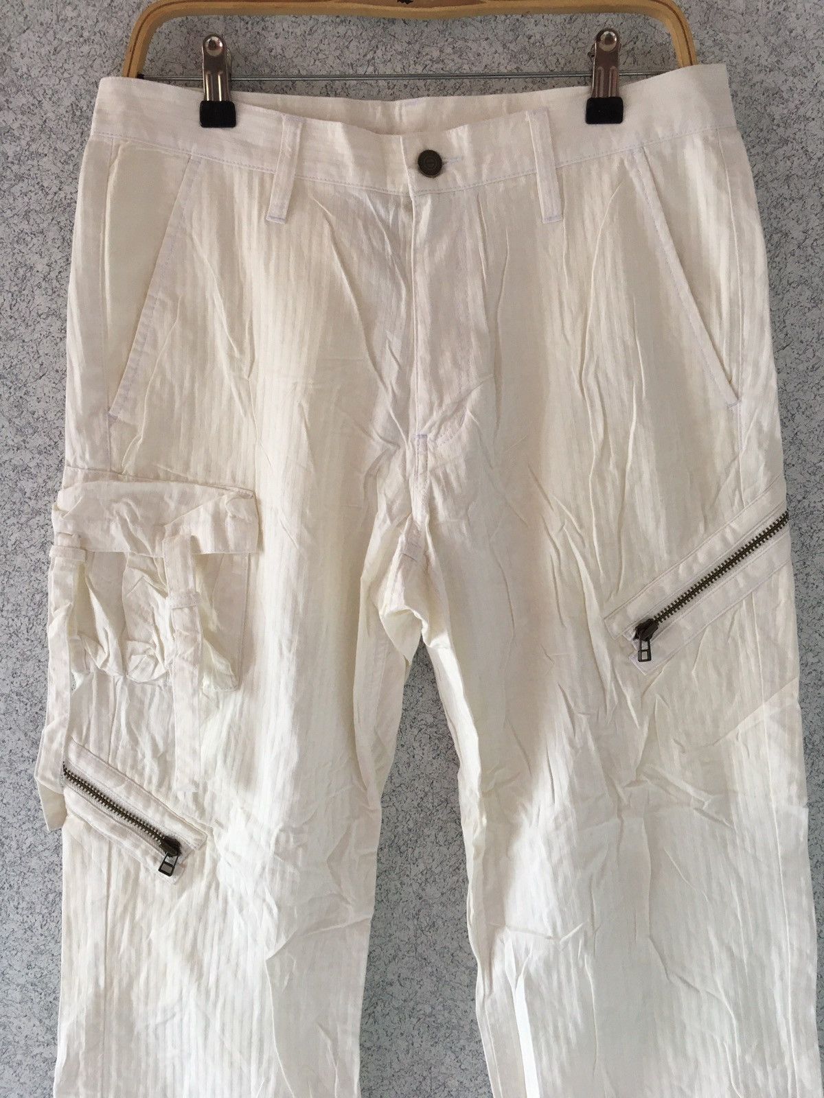 Japanese Brand Monsieur Nicole Zipper Trouser Bondage Size US 31 - 2 Thumbnail