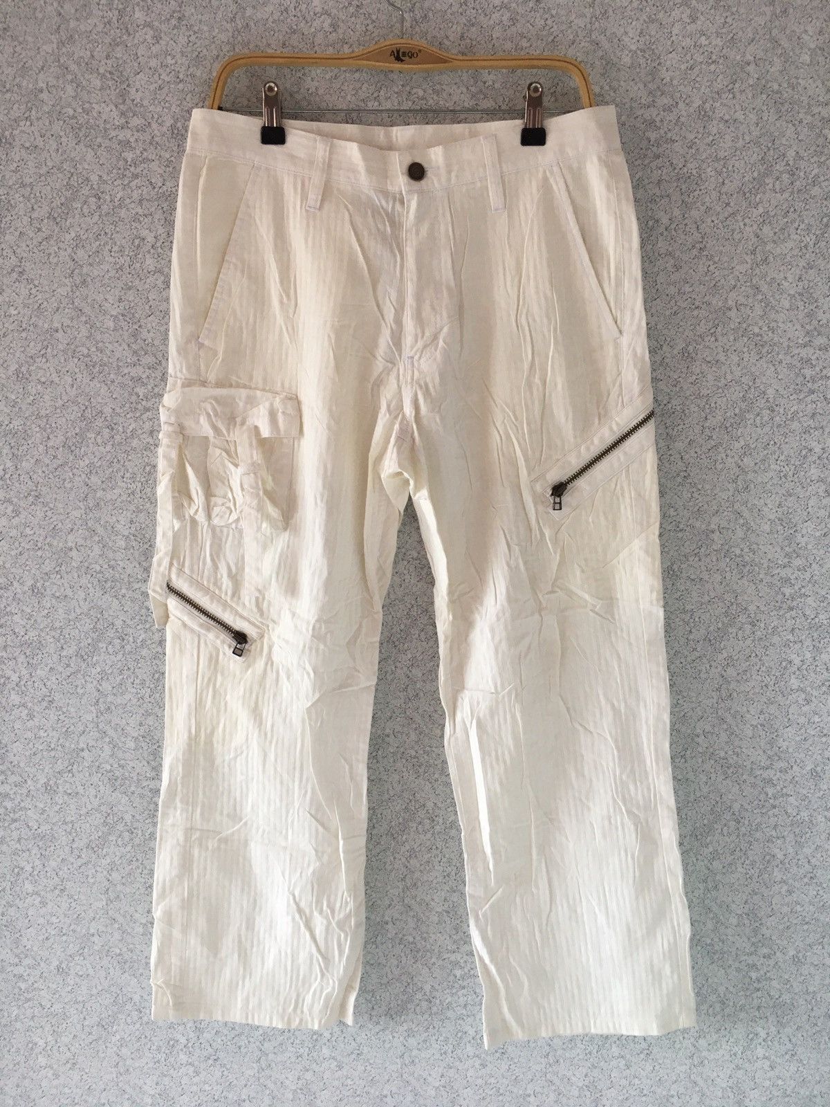 Japanese Brand Monsieur Nicole Zipper Trouser Bondage Size US 31 - 1 Thumbnail