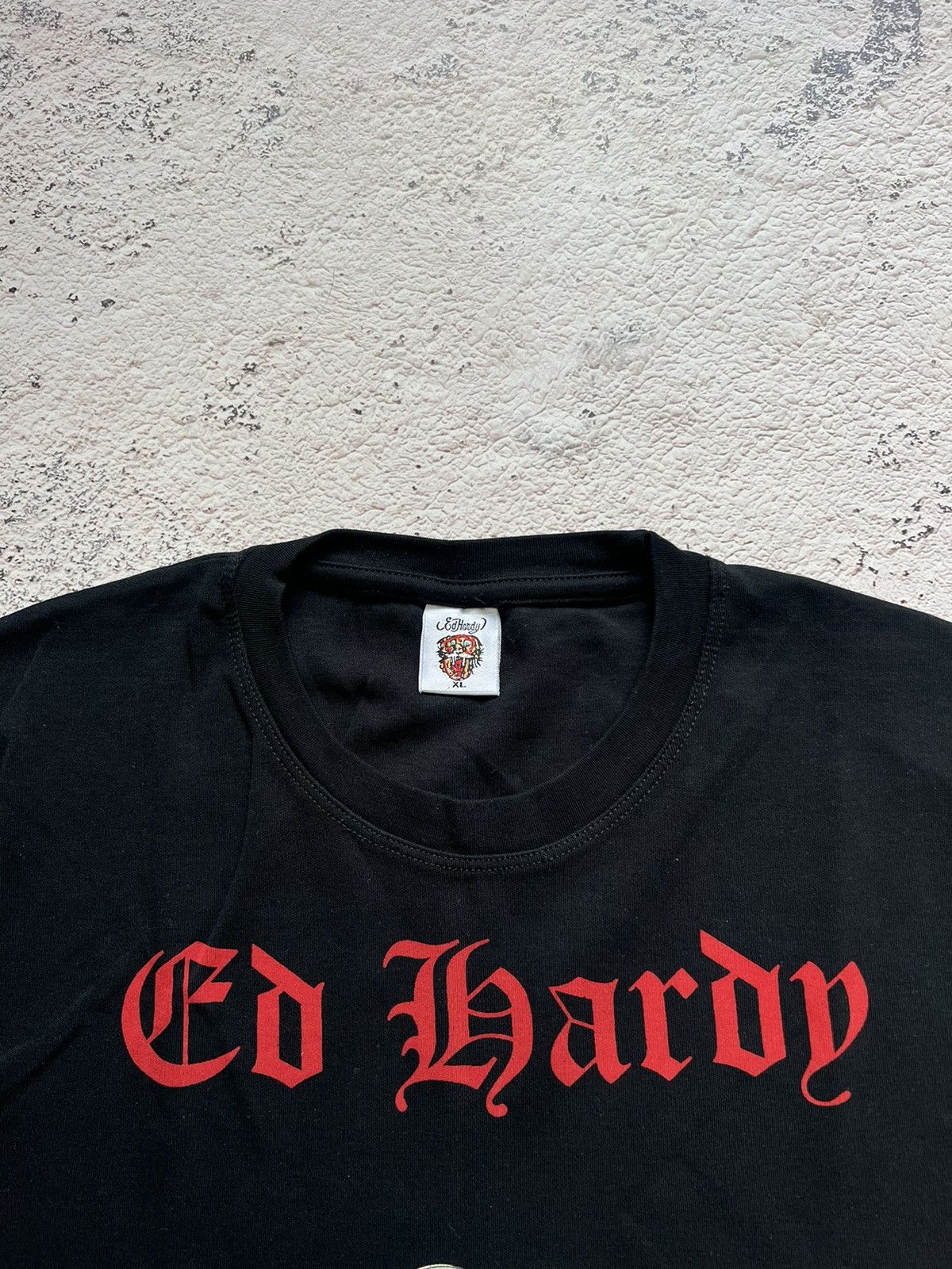 Christian Audigier × Ed Hardy × Vintage Vintage Y2K Ed Hardy by Christian Audigier Tee Shirt Size US L / EU 52-54 / 3 - 5 Thumbnail