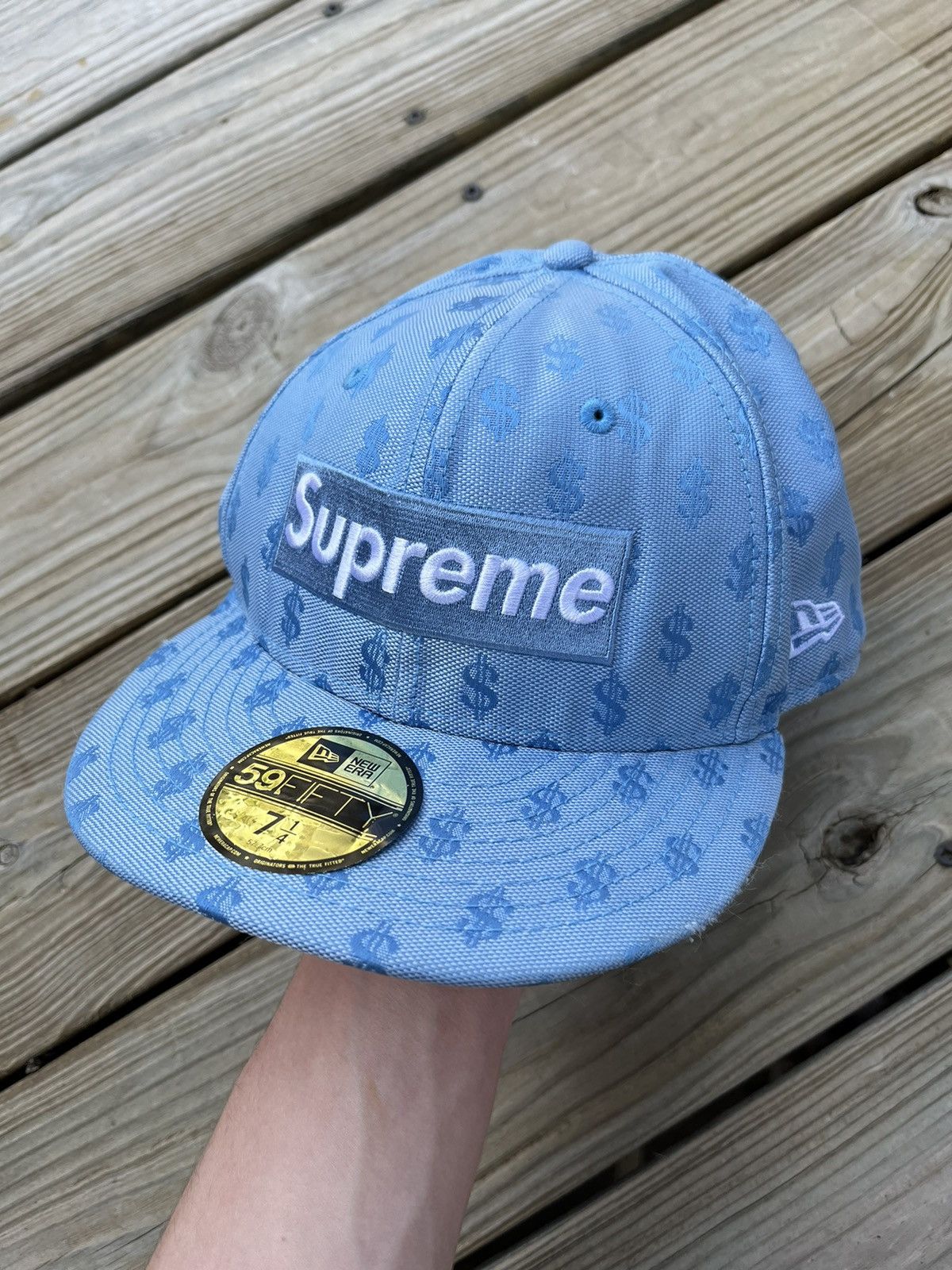 Supreme monogram box logo new era online