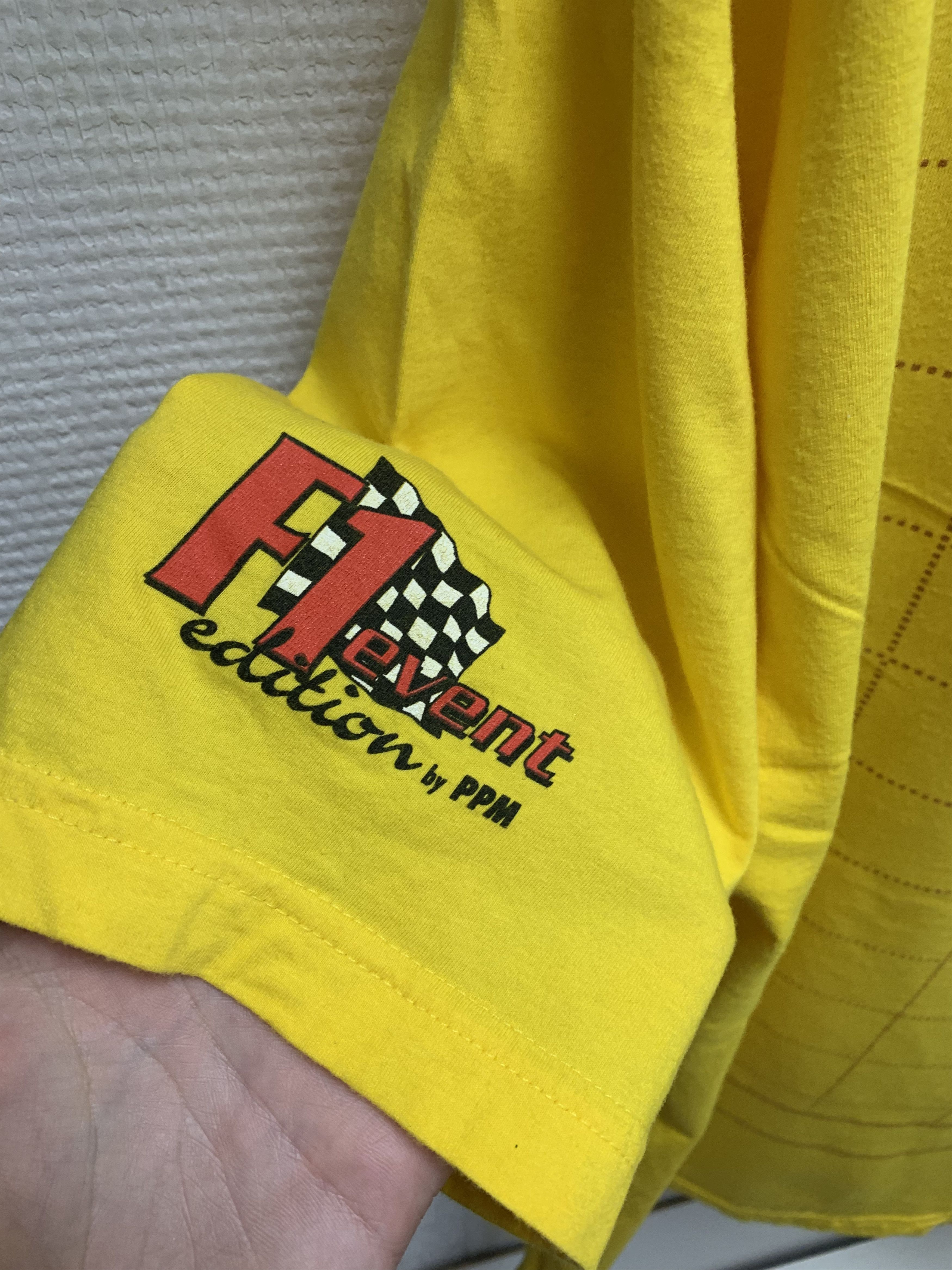 Honda Ralf Schumacher vintage xxl yellow t-shirt Honda MasterCard Size US XXL / EU 58 / 5 - 4 Thumbnail