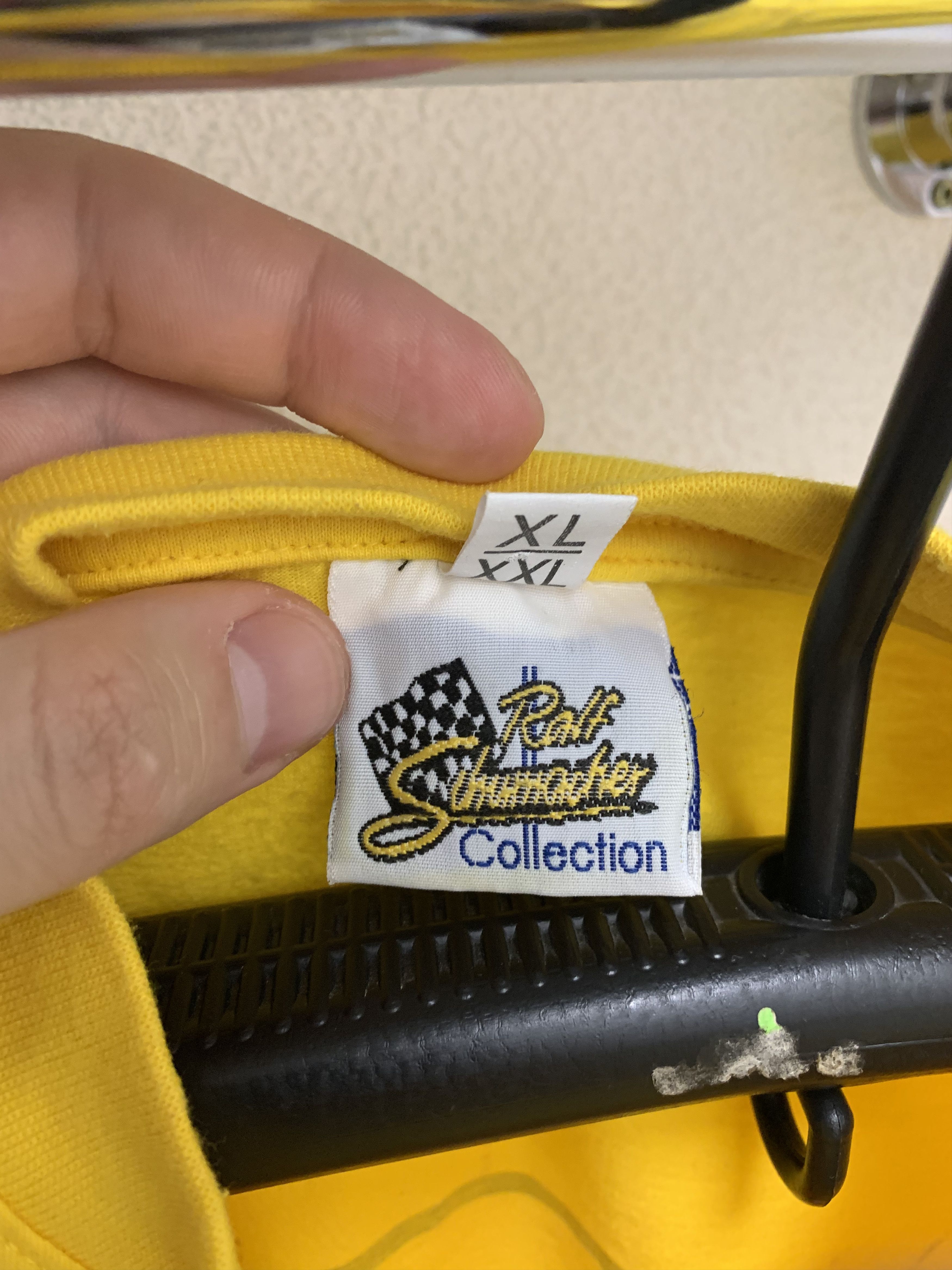 Honda Ralf Schumacher vintage xxl yellow t-shirt Honda MasterCard Size US XXL / EU 58 / 5 - 7 Thumbnail