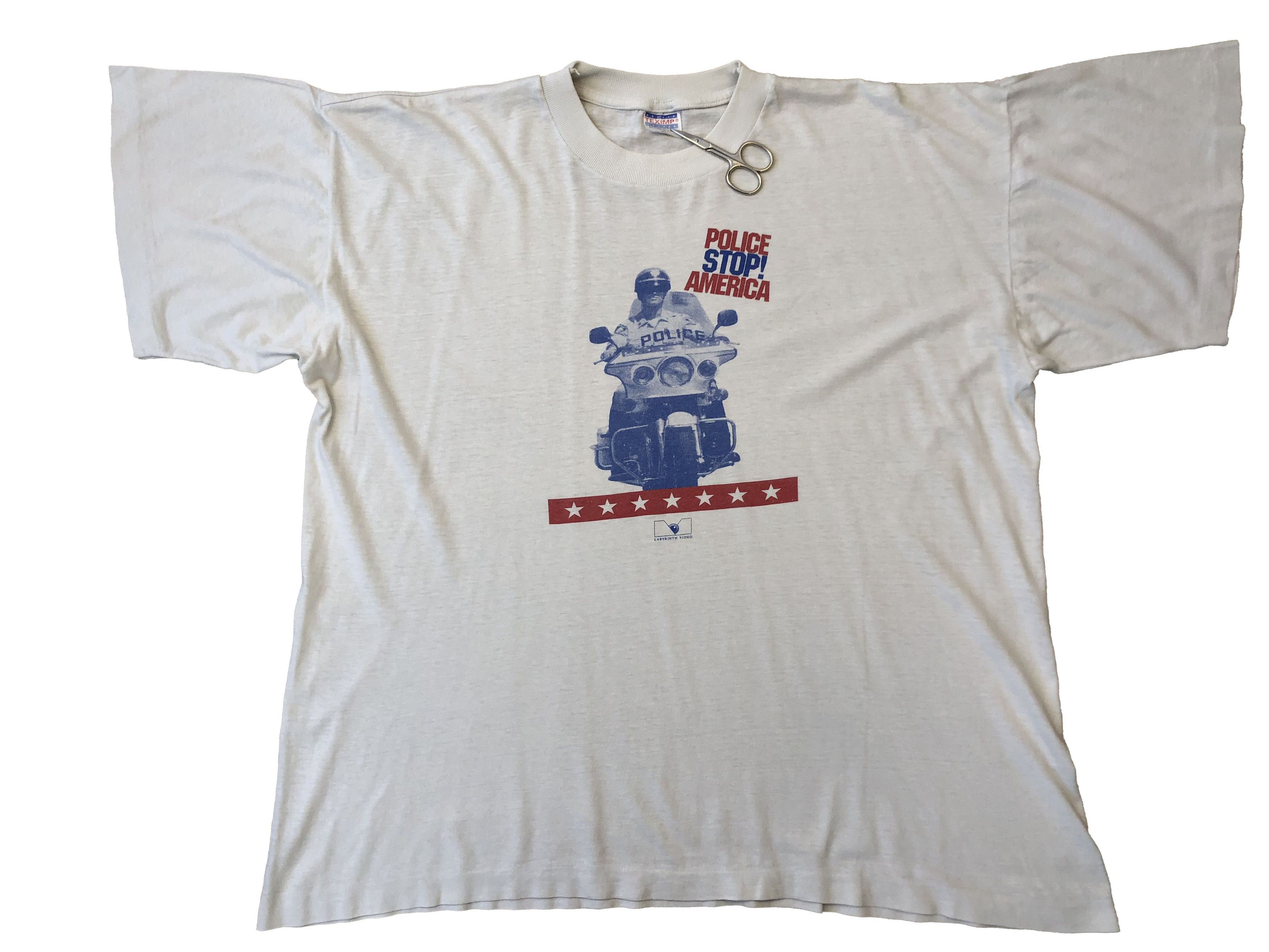 Vintage Vintage Police Stop America Cops TV Show Tee Shirt Y2K Size US XL / EU 56 / 4 - 1 Thumbnail