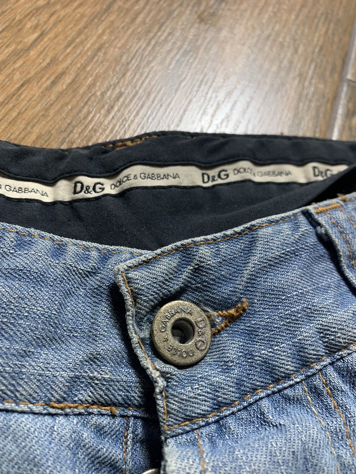Dolce & Gabbana × Vintage Dolce & Gabbana Y2K vintage denim jeans Size US 32 / EU 48 - 5 Thumbnail