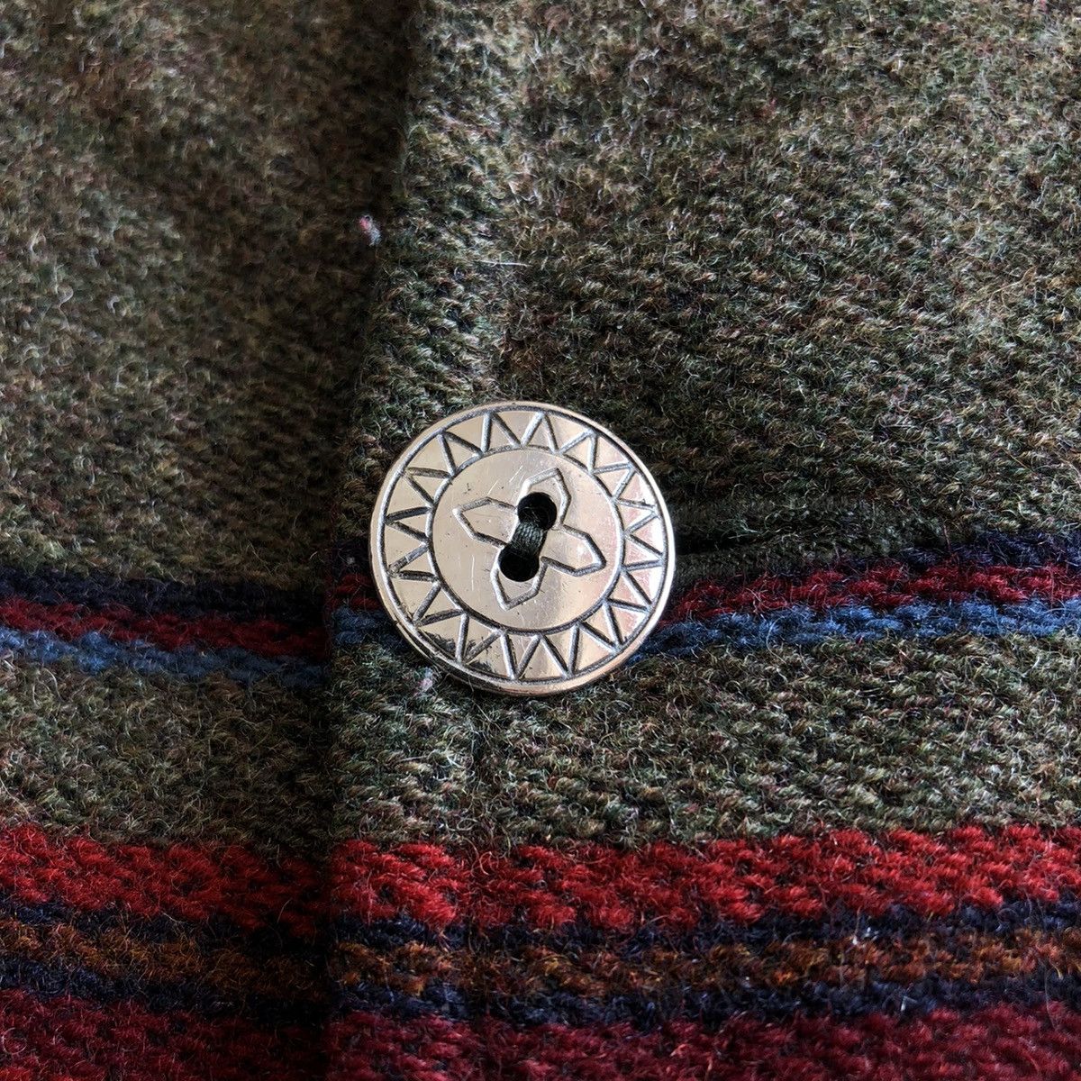 Woolrich Woolen Mills Vintage 80's Woolrich Navajo Chimayo Coat Jacket Size US L / EU 52-54 / 3 - 9 Thumbnail