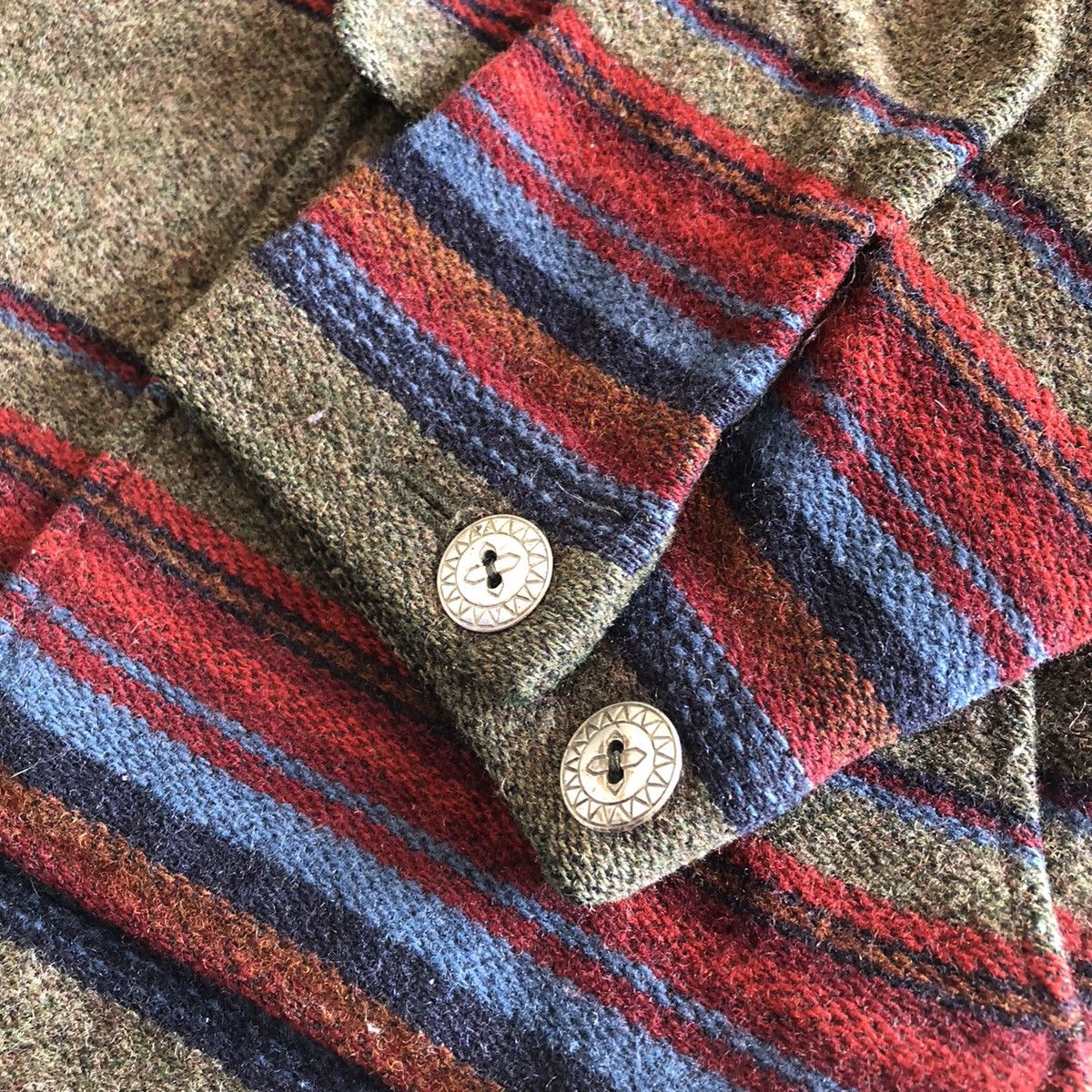 Woolrich Woolen Mills Vintage 80's Woolrich Navajo Chimayo Coat Jacket Size US L / EU 52-54 / 3 - 7 Thumbnail