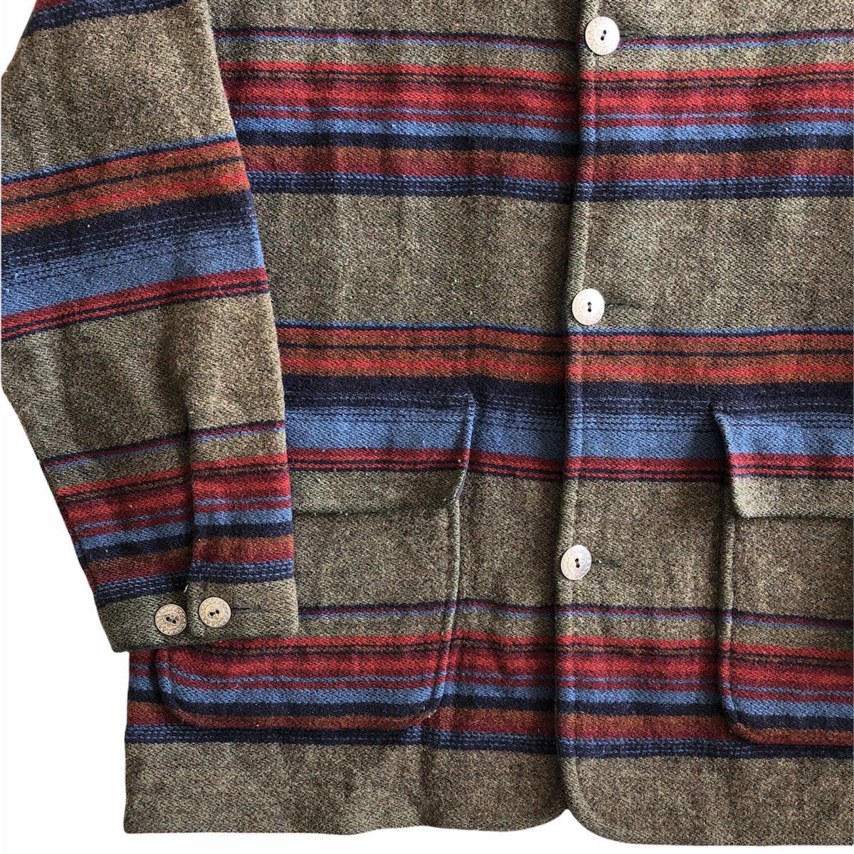 Woolrich Woolen Mills Vintage 80's Woolrich Navajo Chimayo Coat Jacket Size US L / EU 52-54 / 3 - 4 Thumbnail