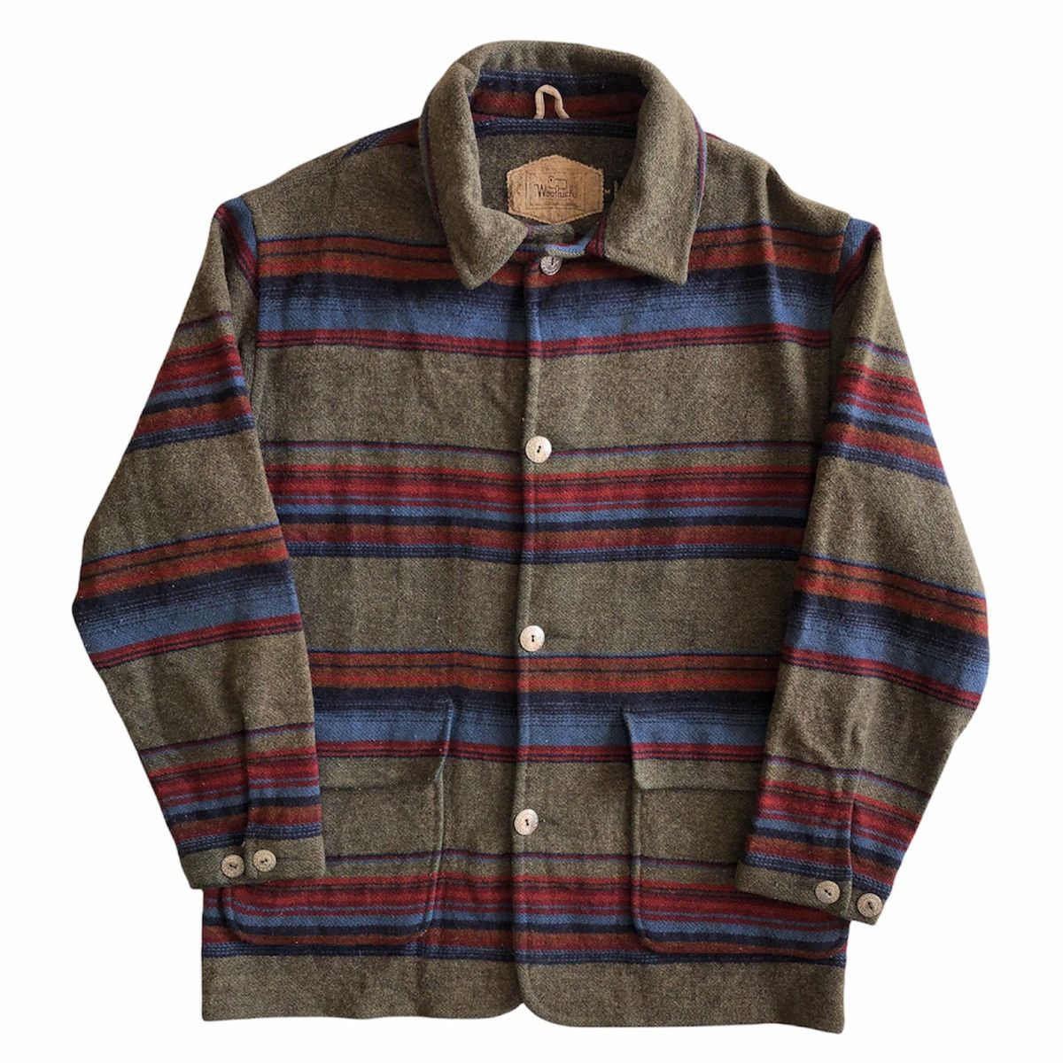 Woolrich Woolen Mills Vintage 80's Woolrich Navajo Chimayo Coat Jacket Size US L / EU 52-54 / 3 - 1 Thumbnail