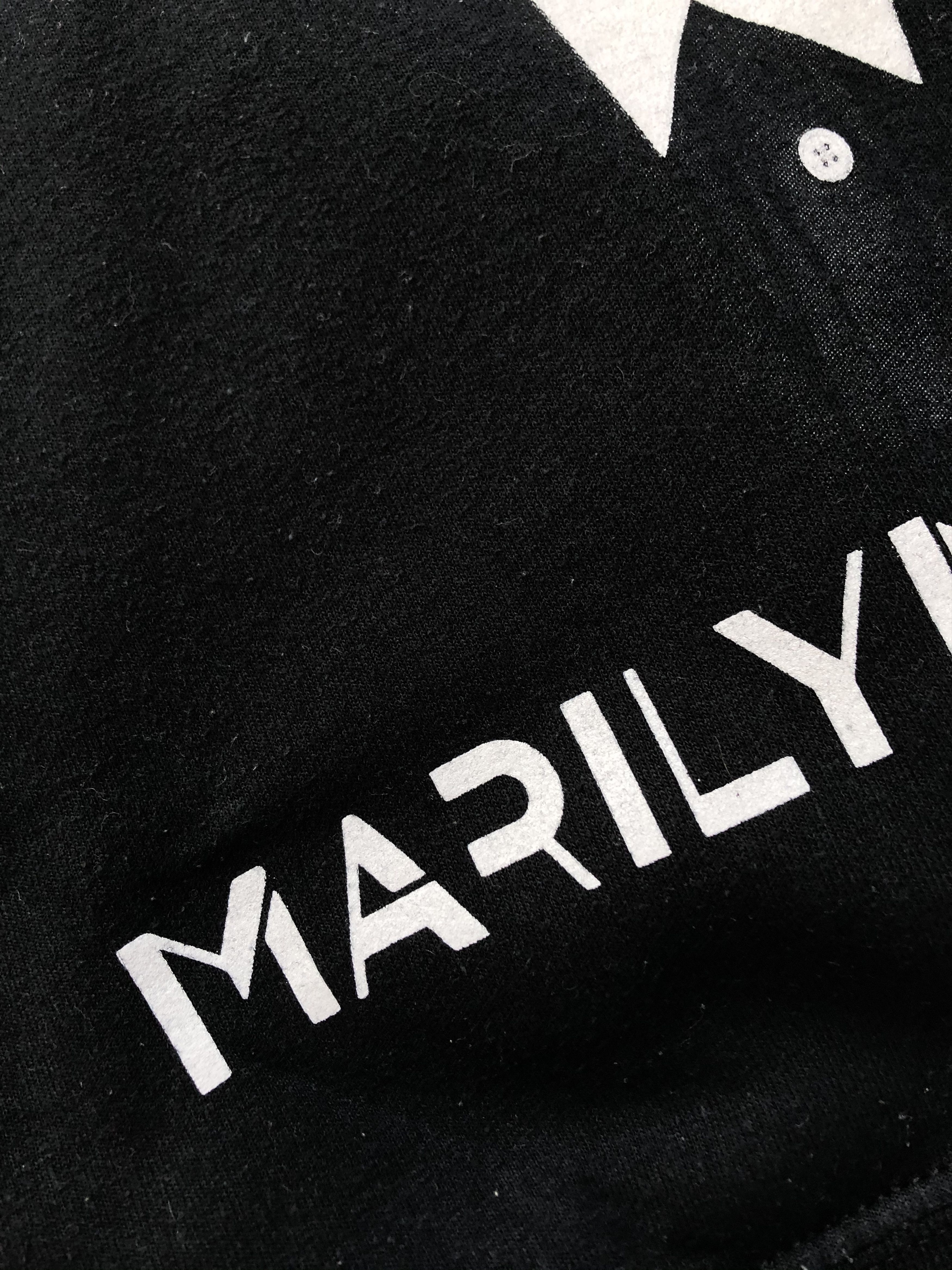 Marilyn Manson × Vintage Vintage Marilyn Manson Hoodie Sweatshirt Band Y2k Hype Size US M / EU 48-50 / 2 - 14 Thumbnail