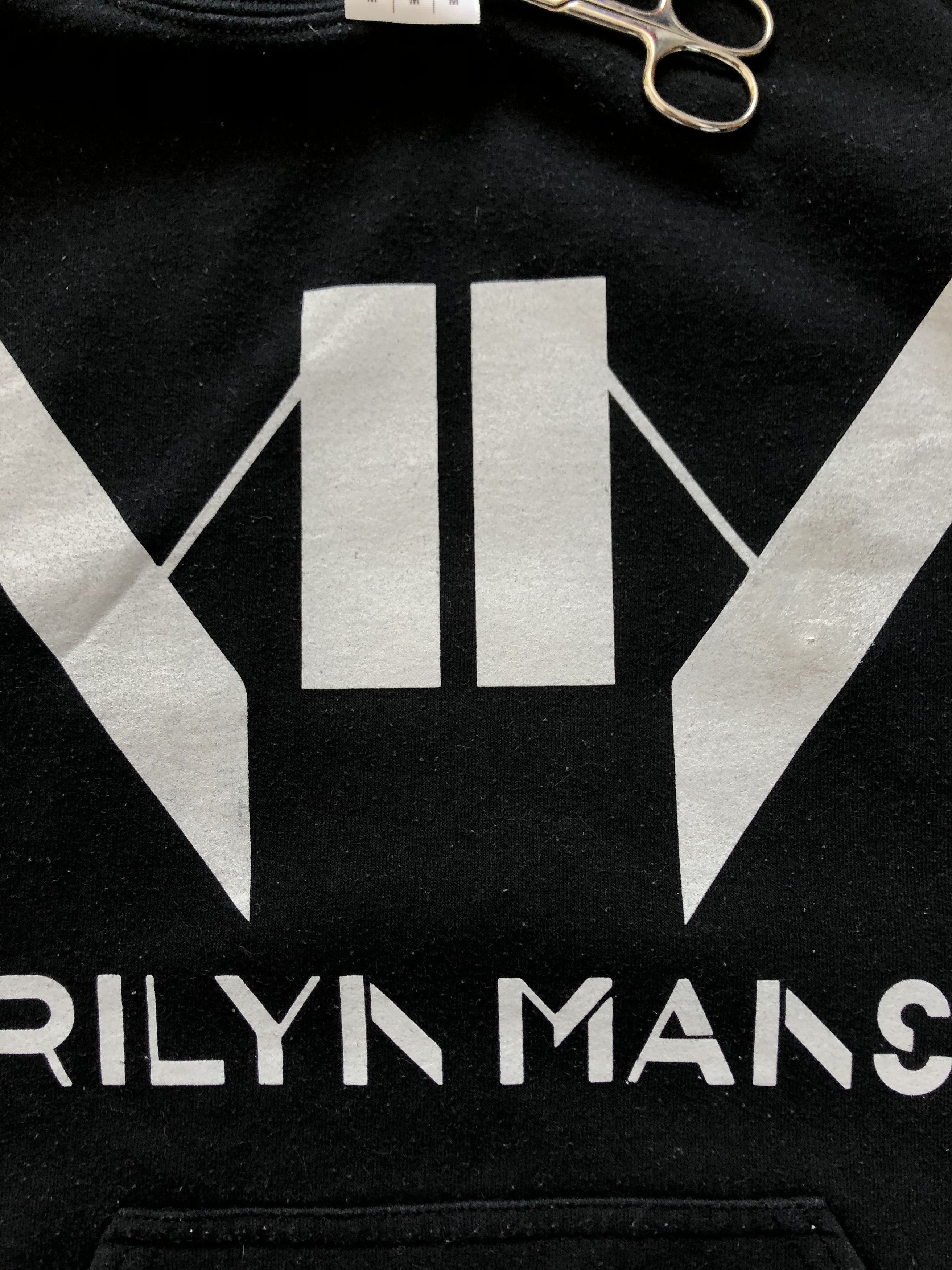 Marilyn Manson × Vintage Vintage Marilyn Manson Hoodie Sweatshirt Band Y2k Hype Size US M / EU 48-50 / 2 - 6 Thumbnail