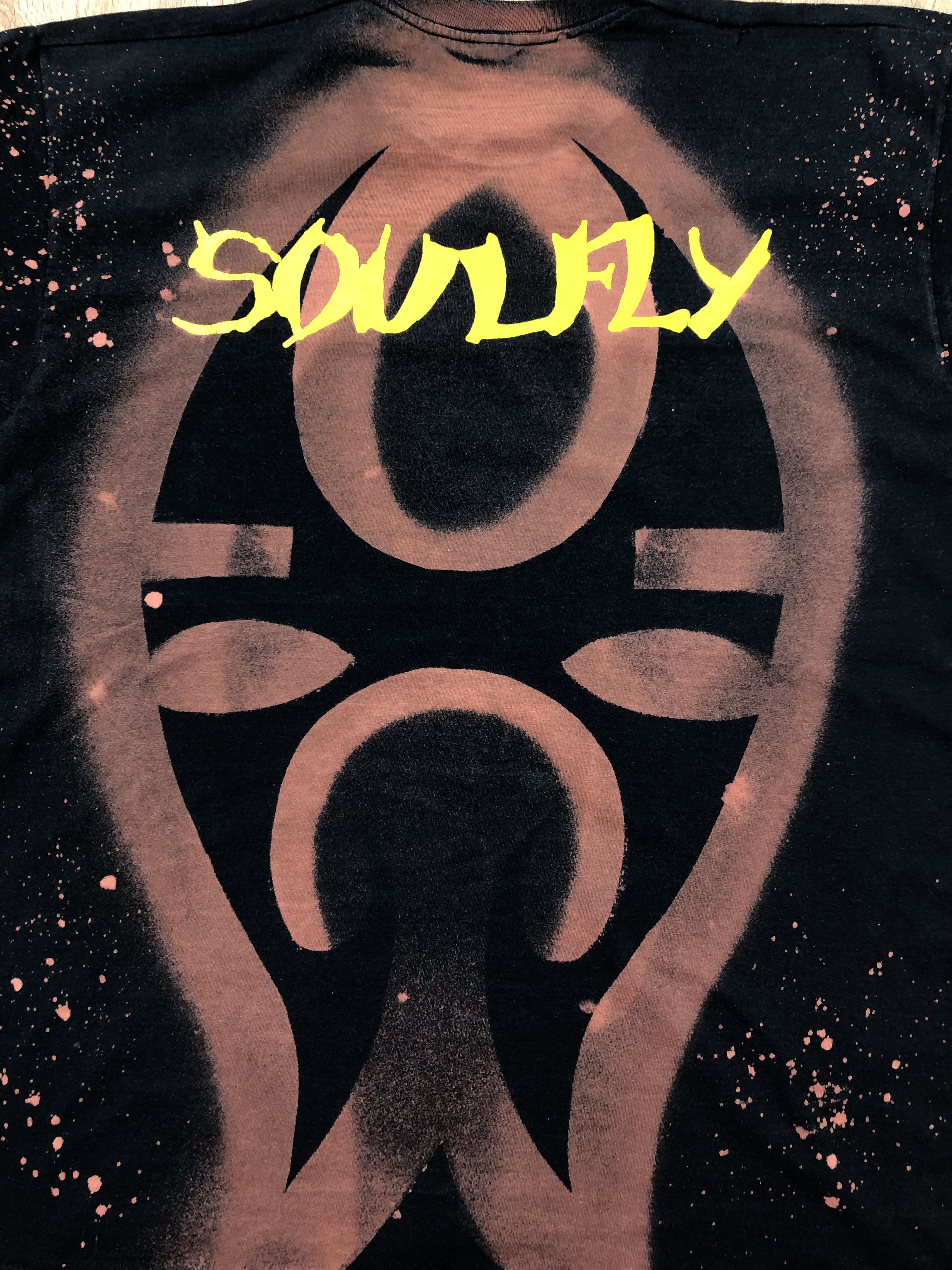 Band Tees × Vintage Soulfly Vintage shirt Tee Jersey Rare Y2K Hype Drill Size US M / EU 48-50 / 2 - 7 Thumbnail
