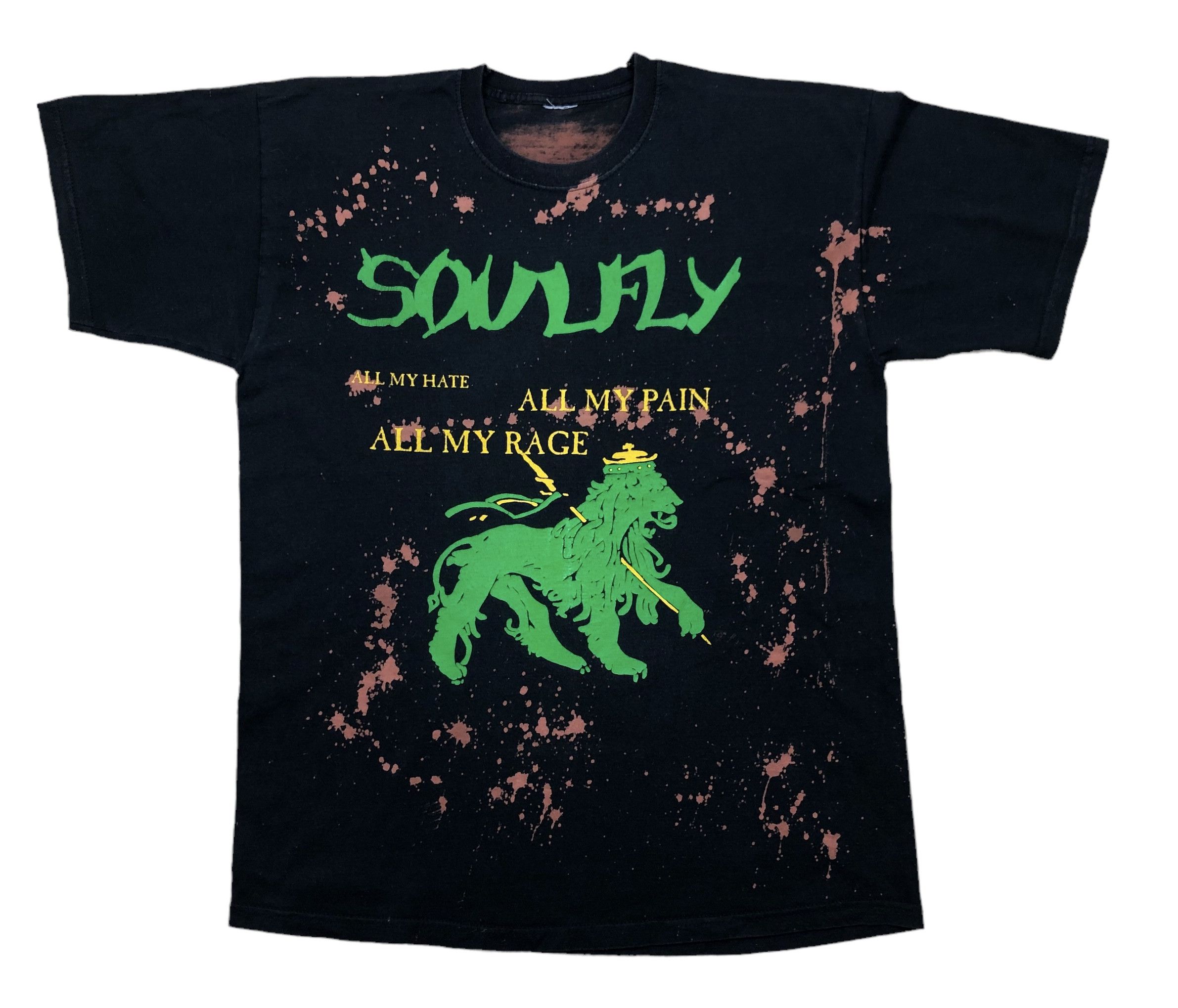 Band Tees × Vintage Soulfly Vintage shirt Tee Jersey Rare Y2K Hype Drill Size US M / EU 48-50 / 2 - 1 Thumbnail