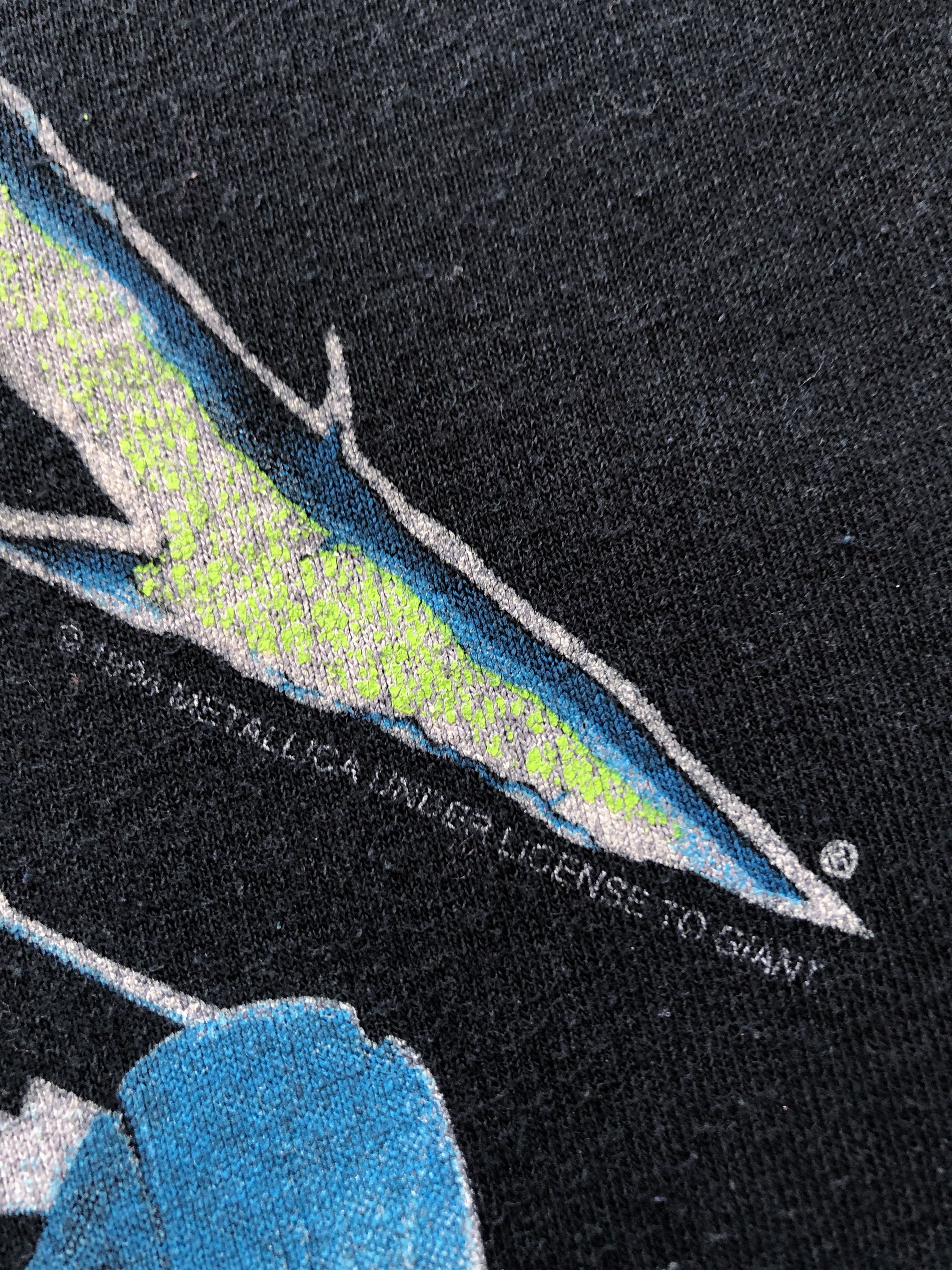 Band Tees × Metallica × Vintage Vintage Metallica Band Justice for All Gildan Tee Y2K Drill Size US XL / EU 56 / 4 - 11 Thumbnail