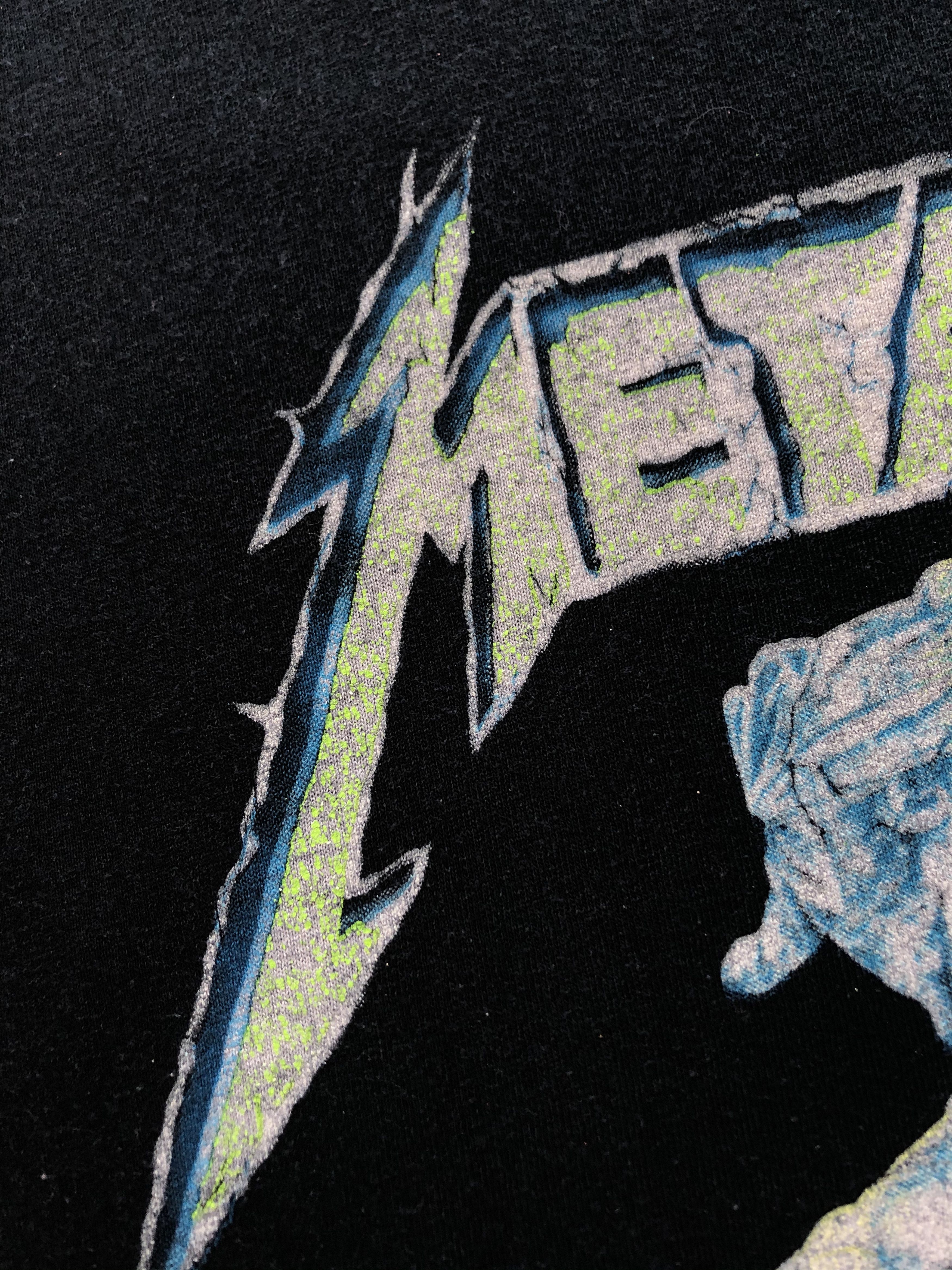 Band Tees × Metallica × Vintage Vintage Metallica Band Justice for All Gildan Tee Y2K Drill Size US XL / EU 56 / 4 - 8 Thumbnail