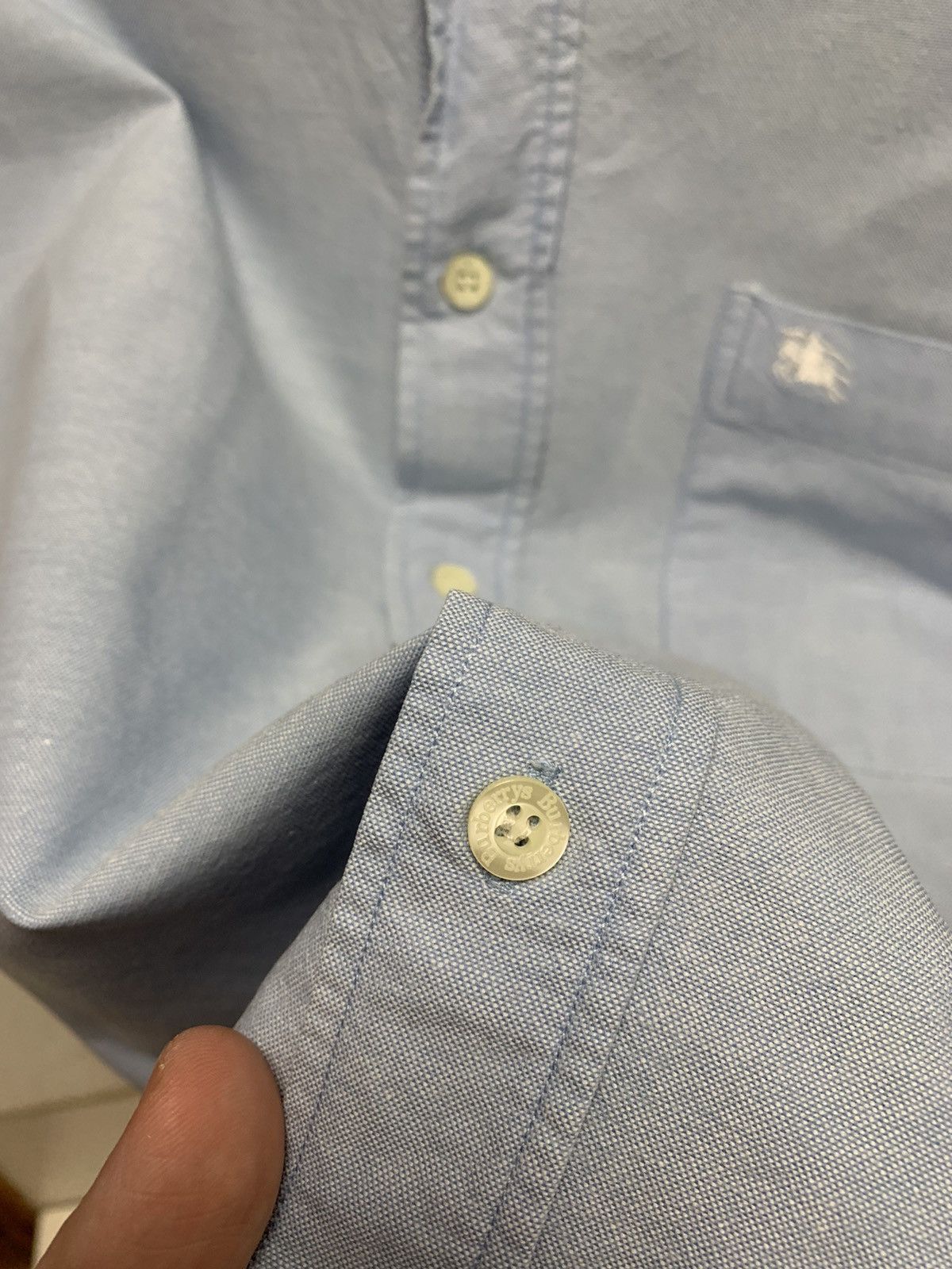 Burberry Burberry’s Burberry vintage shirt monogram collar L sz Size US L / EU 52-54 / 3 - 3 Thumbnail