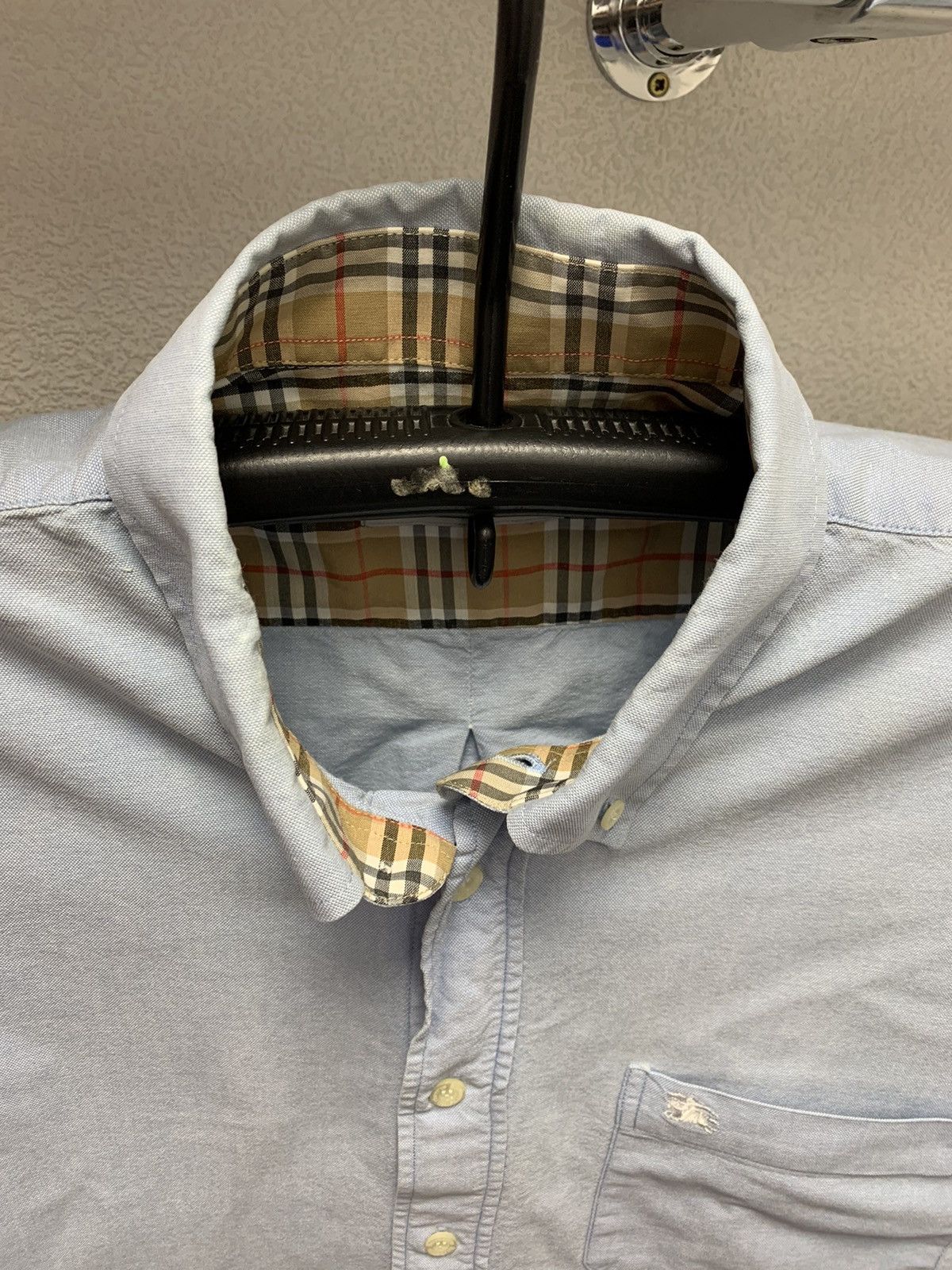Burberry Burberry’s Burberry vintage shirt monogram collar L sz Size US L / EU 52-54 / 3 - 4 Thumbnail