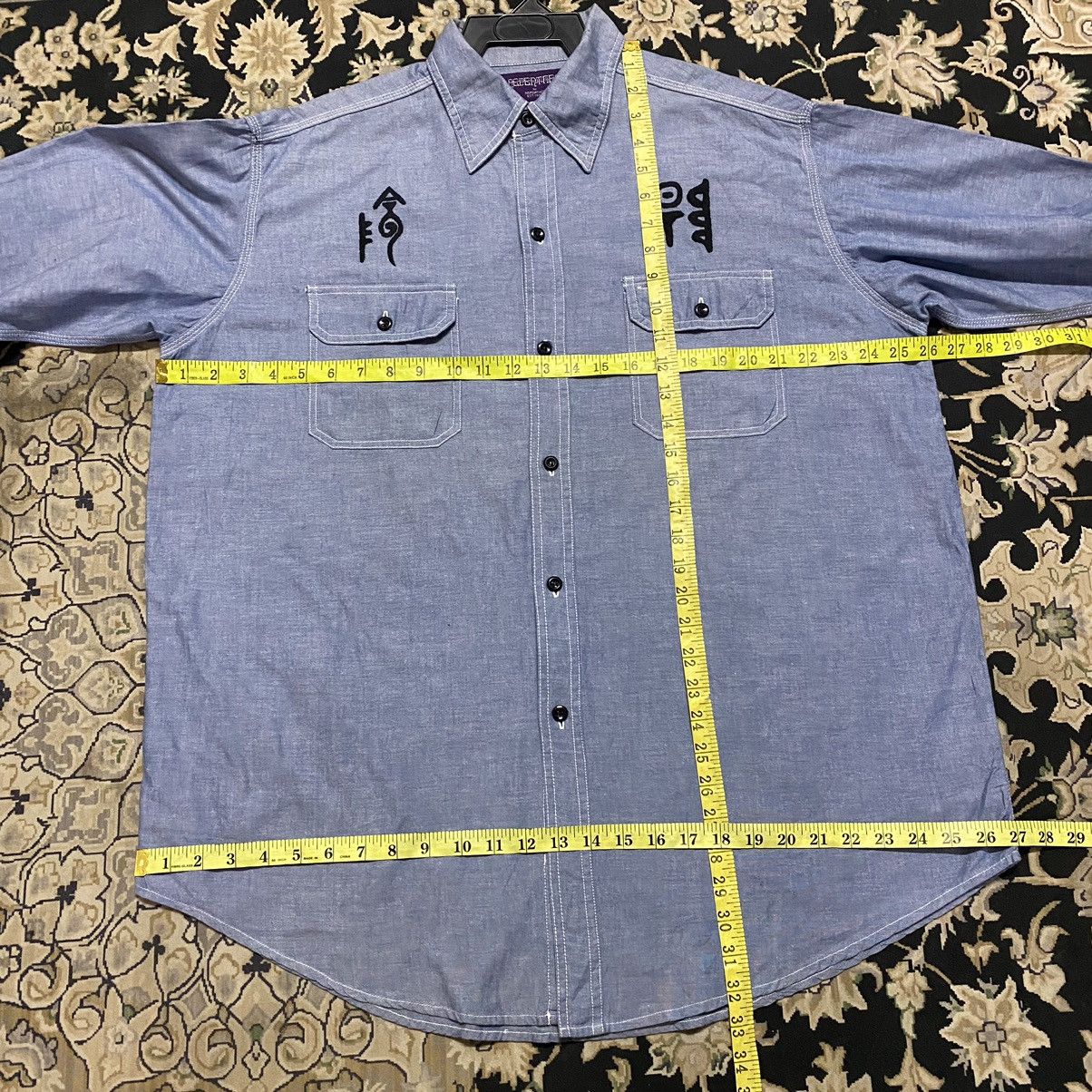 Nepenthes Needles By Nepenthes Chambray Embroidery Oversized Size US M / EU 48-50 / 2 - 17 Thumbnail